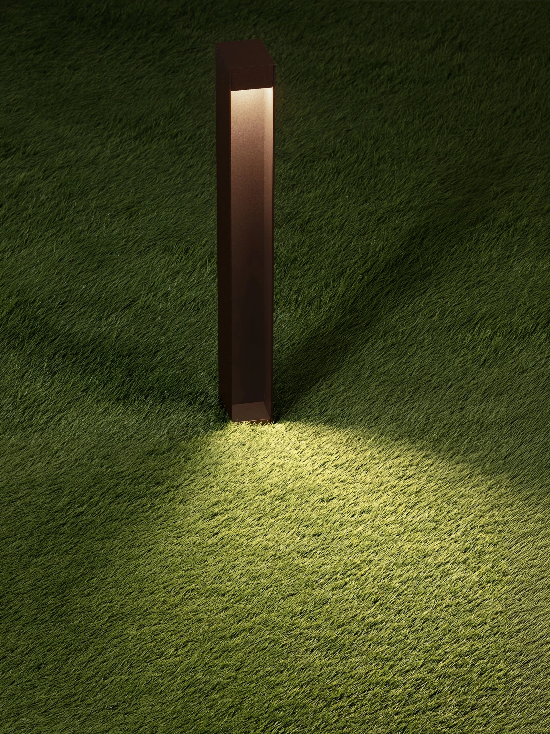LED Tuinlamp Lunaro - roestbruin – 60 cm – Instelbare lichtkleur SW10567