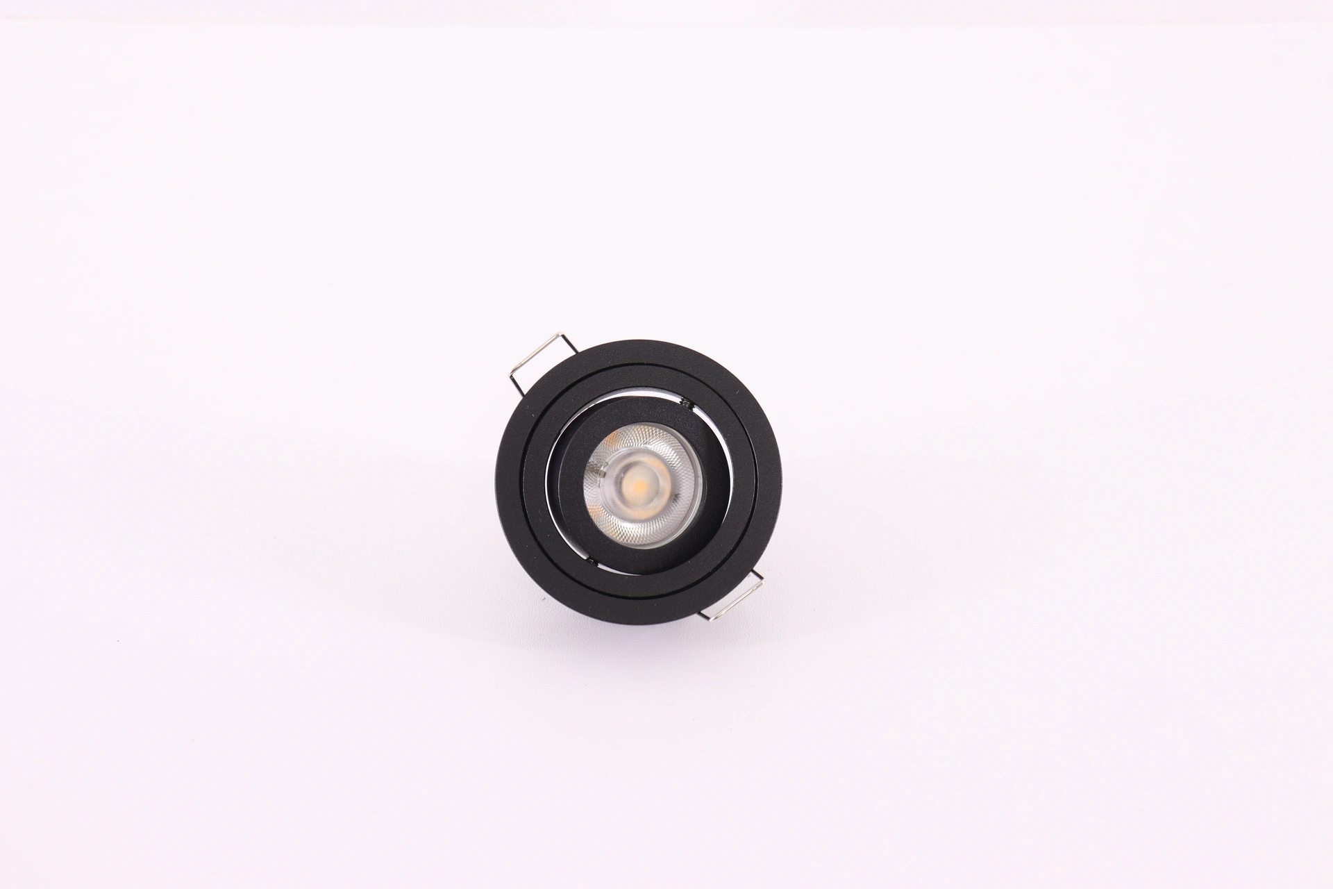 Zwarte ronde mini inbouwspot - Diameter 63 mm – zaagmaat 58 mm – geschikt voor Mini GU10 & MR11 Kopiëren 46717