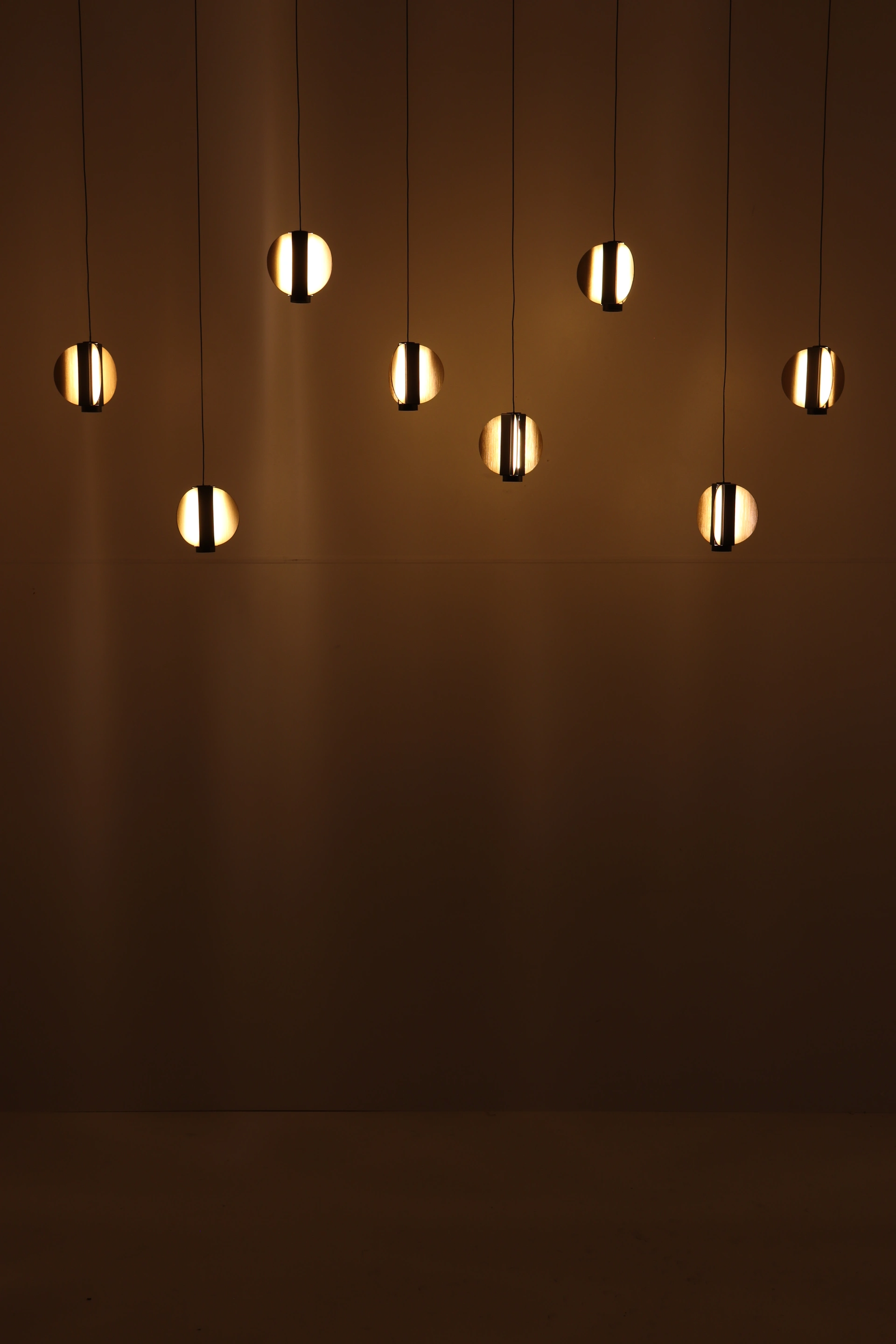 Hanglamp vlinders - Zwart/goud - 8 lichts 140cm easy lift 46166