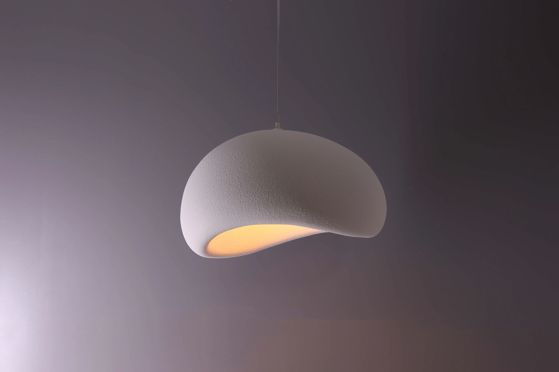 Hanglamp AERE Sandy White Ø 60 cm - Organisch Design 46695