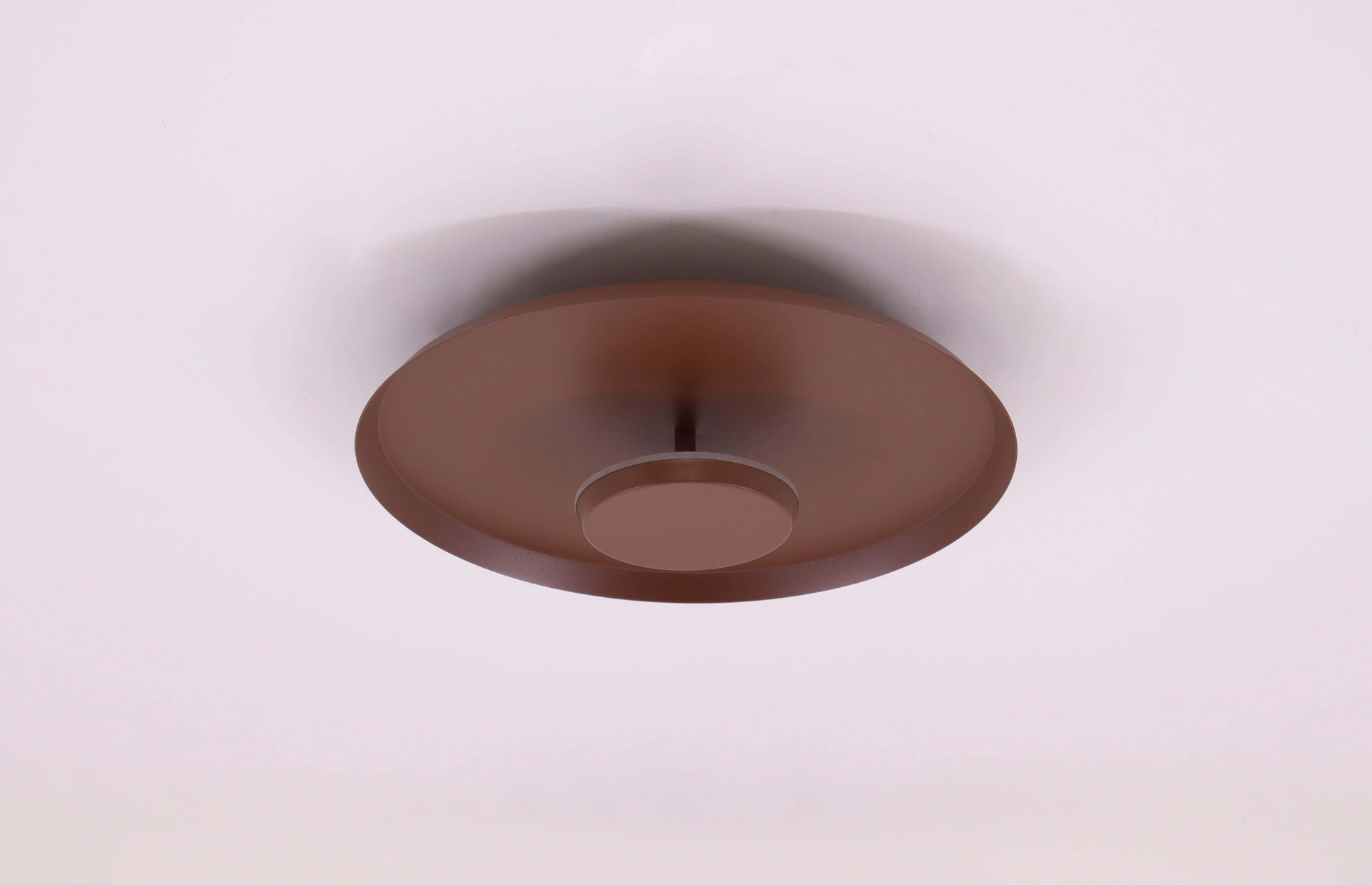 Plafondlamp rond 35cm donkerbruin - CCT dip switch dimbaar 46809