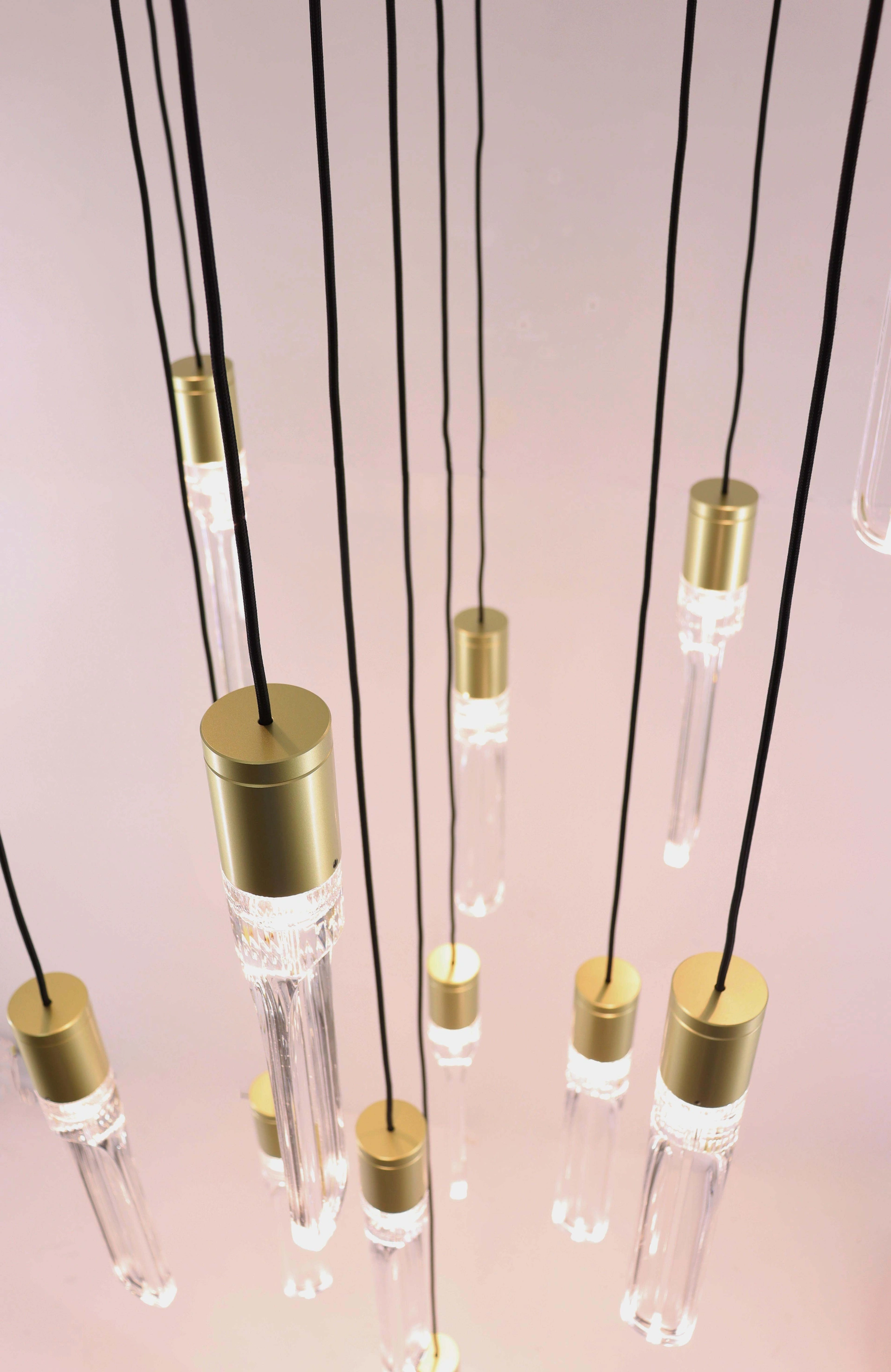 Videlamp 13 lichts acrylglas 350 cm warm wit dimbaar 53000