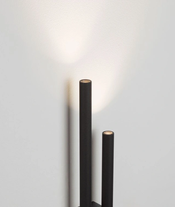 LED wandlamp Sandy Black 60 cm | Instelbare lichtkleur & Triac dimbaar SW10518