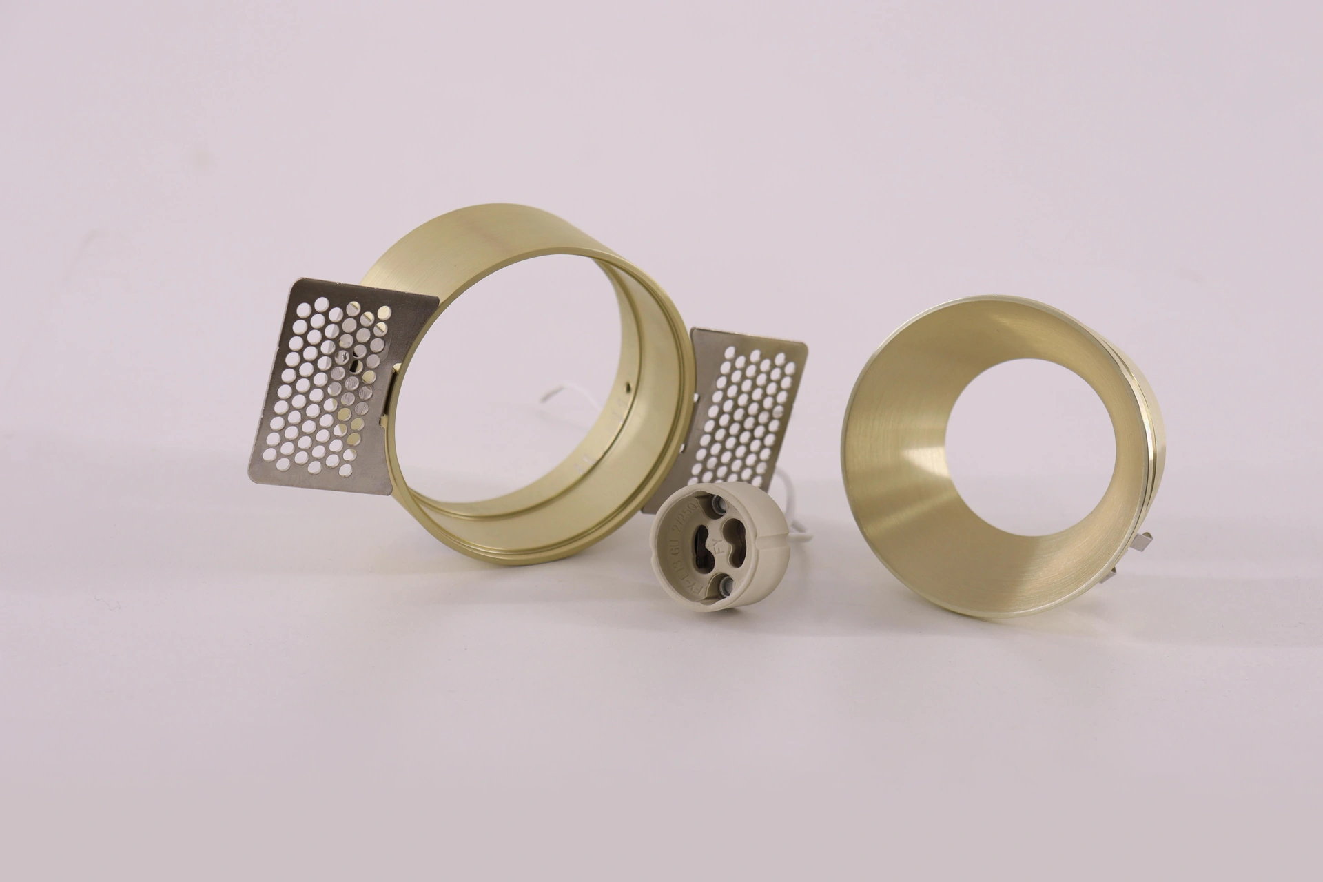 Trimless inbouwspot GU10 Goud – Zaagmaat 8 cm 46152