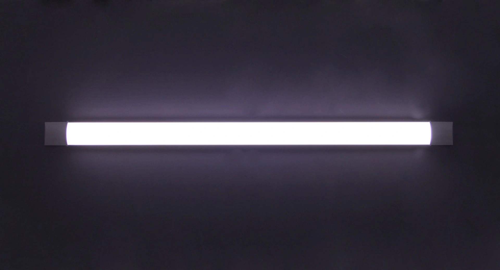 Plafondlamp strak wit armatuur lang 40491