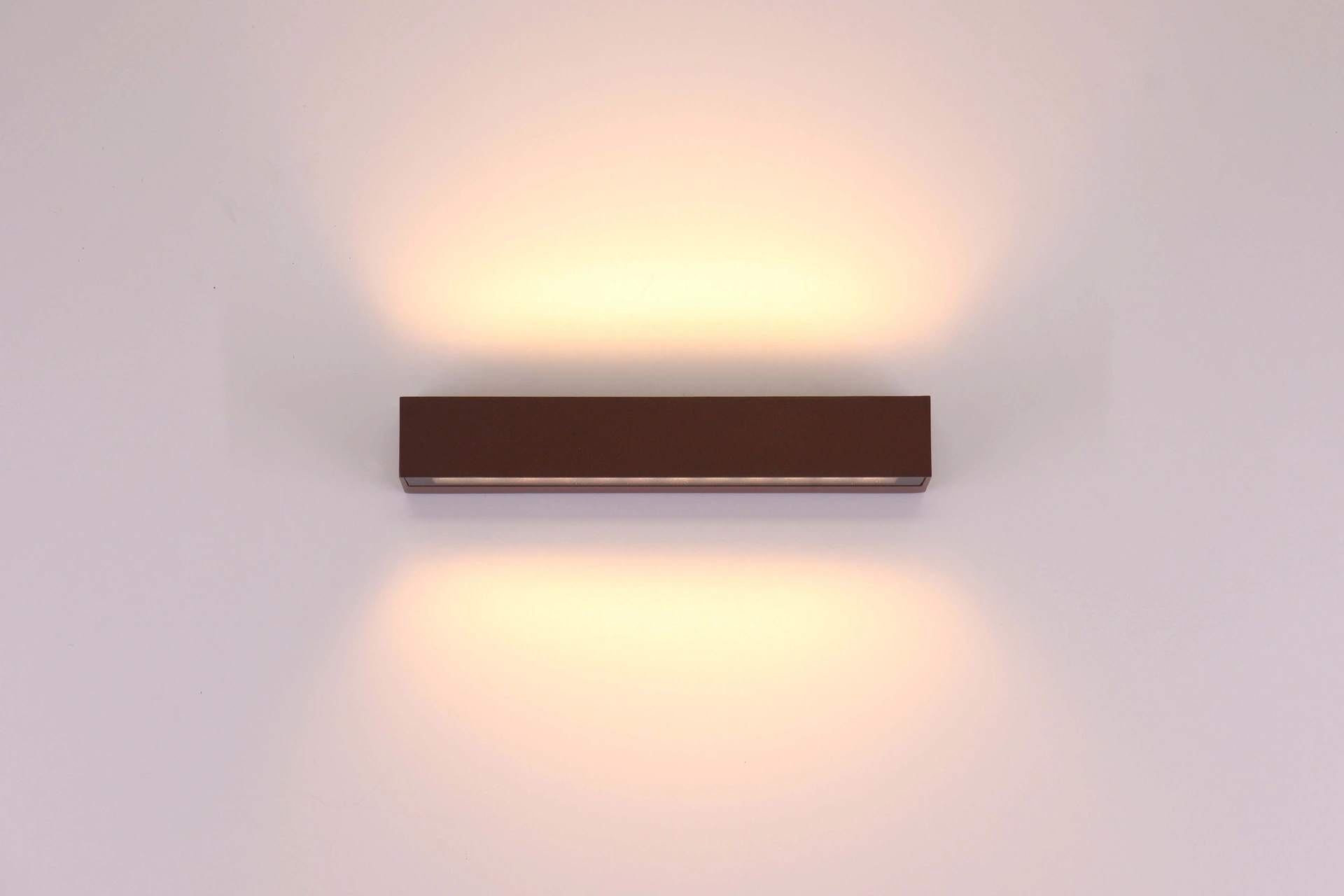 Wandlamp strak dip-switch - roest bruin - 38cm IP65  46678