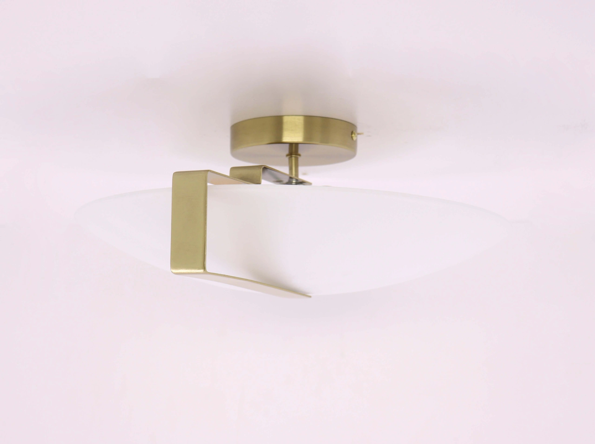 Plafondlamp goud - Opaal glas - 3xE27 Diameter 41cm 46523