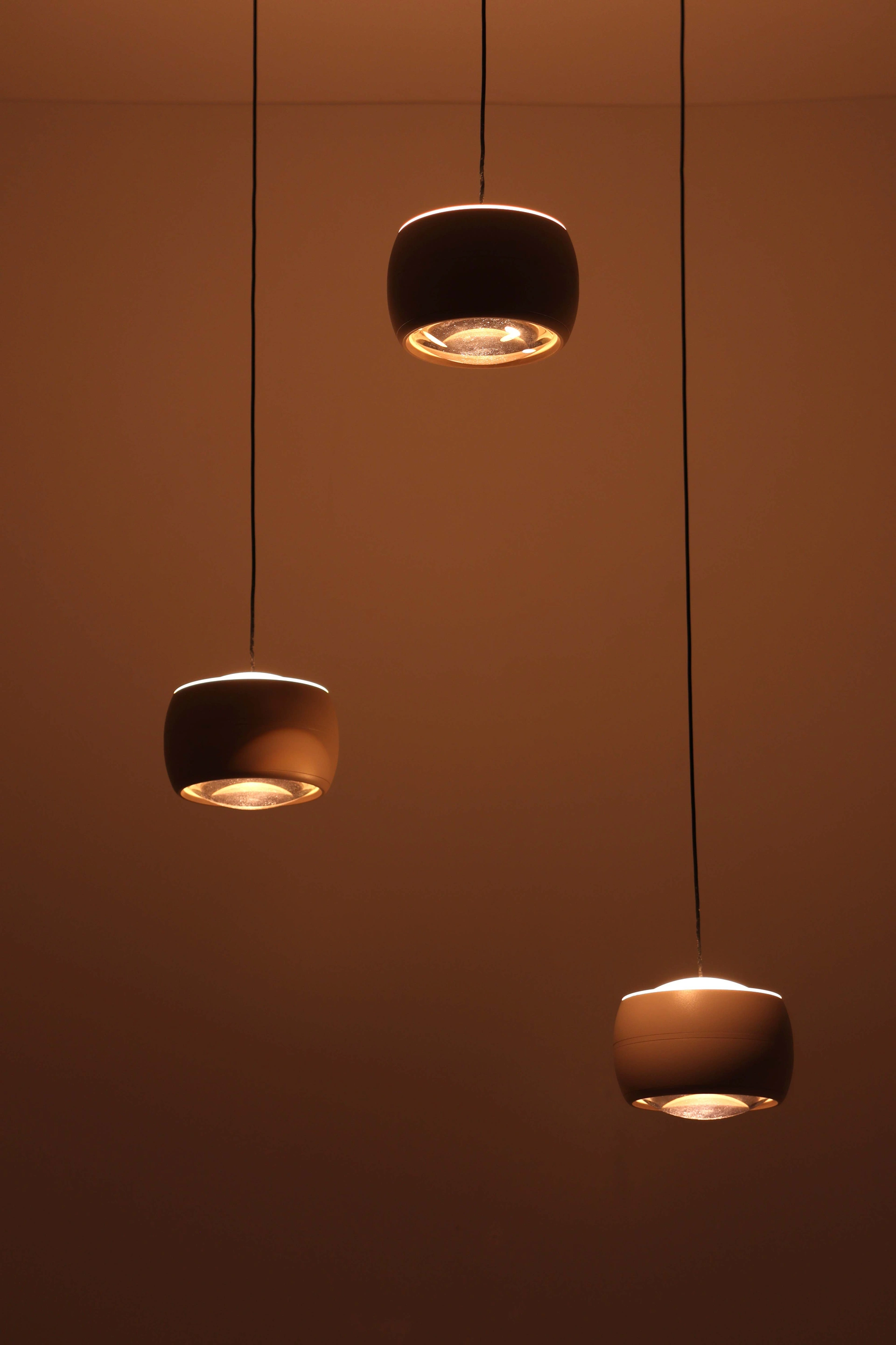 Hanglamp 3 lichts dia 35cm - creme - dim to warm    46567