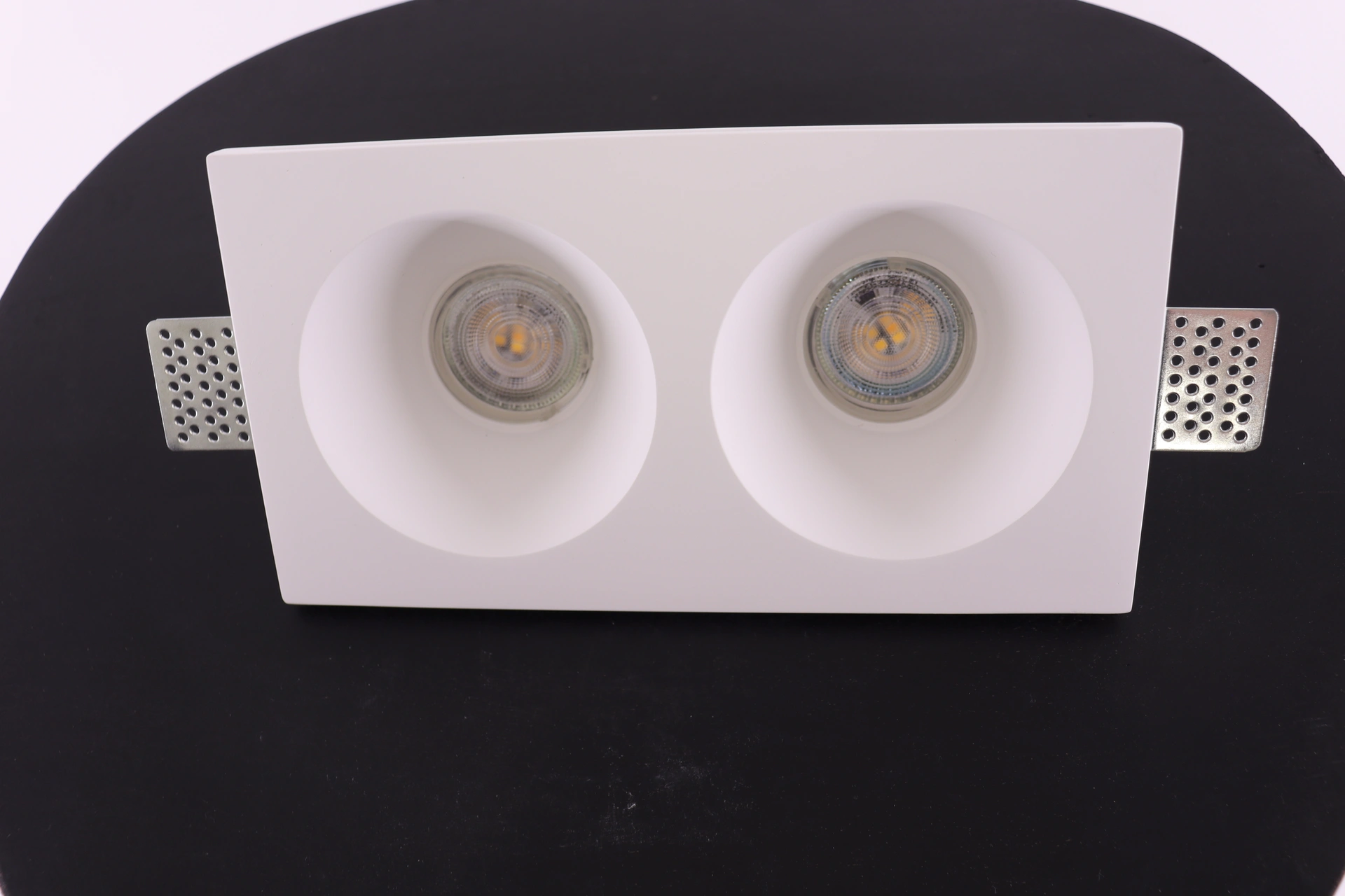 Trimless inbouwspot rond wit 2-lichts 44930