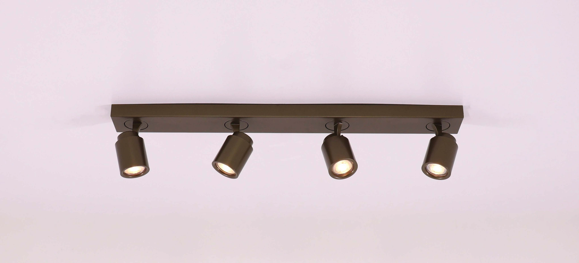 Opbouwspot Razza 4-lichts brons langwerpig – GU10   46917
