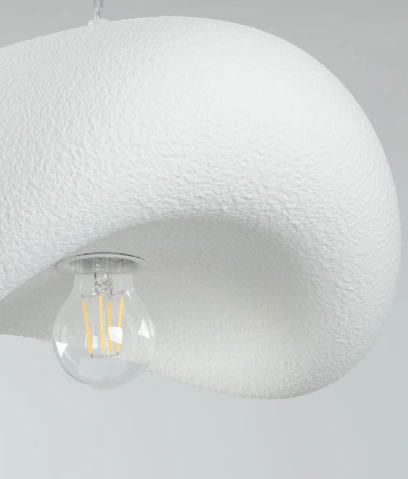 Organische hanglamp Stone White 40 cm SW10526