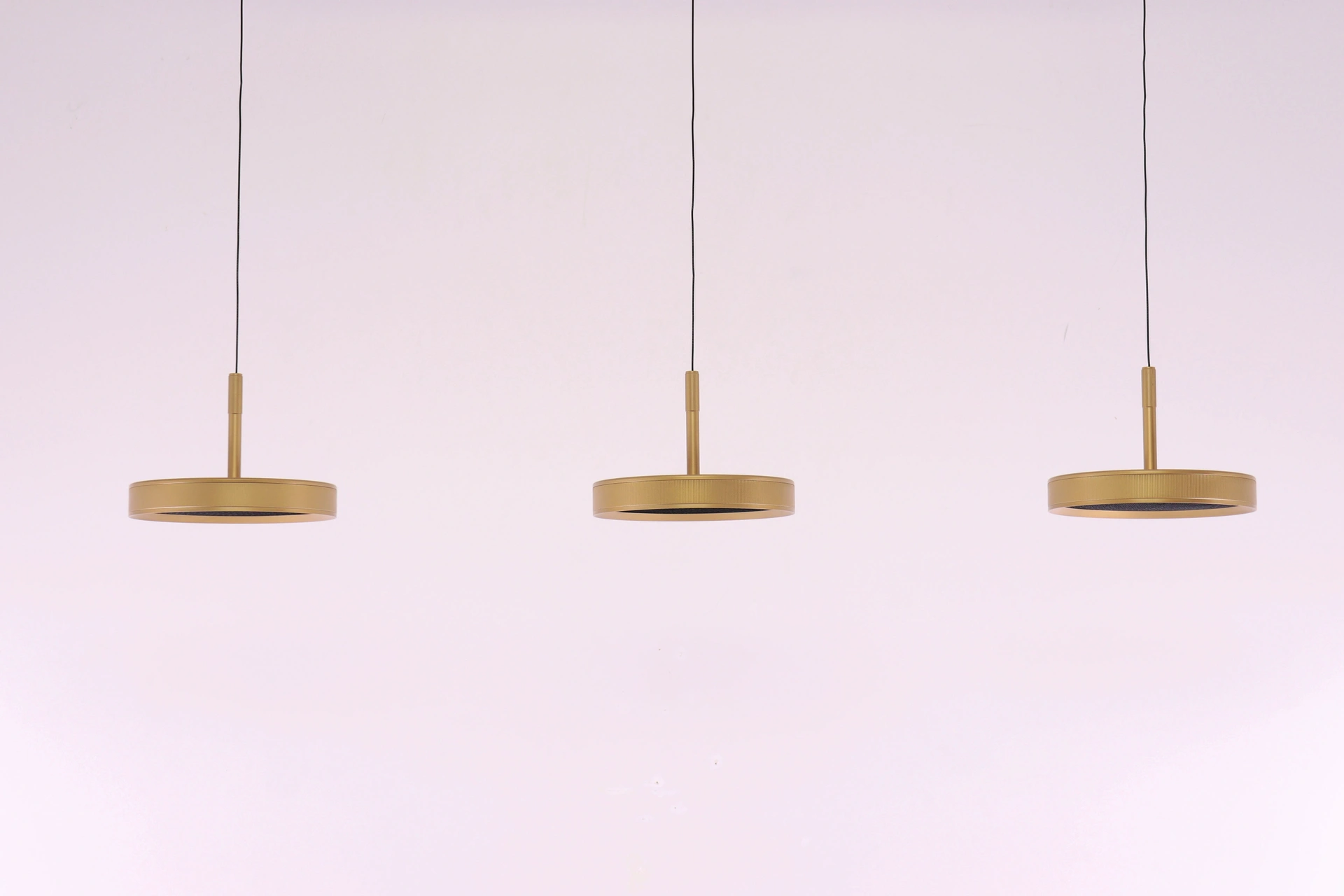 Hanglamp warm goud - 3 lichts - up down functie 53009