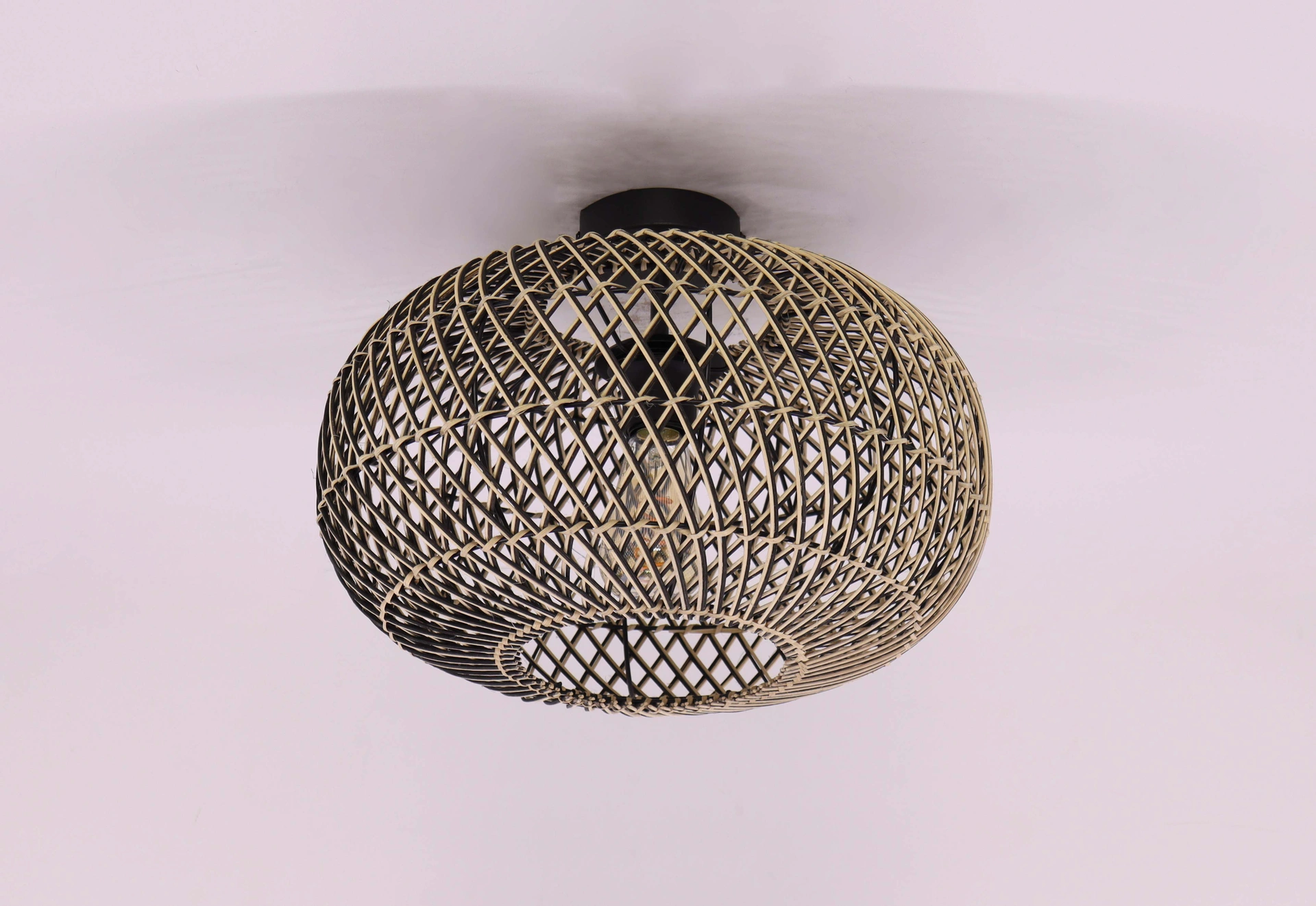 Plafondlamp Rotan Naturel – Diameter 40 cm – Japandi Design – E27 61244