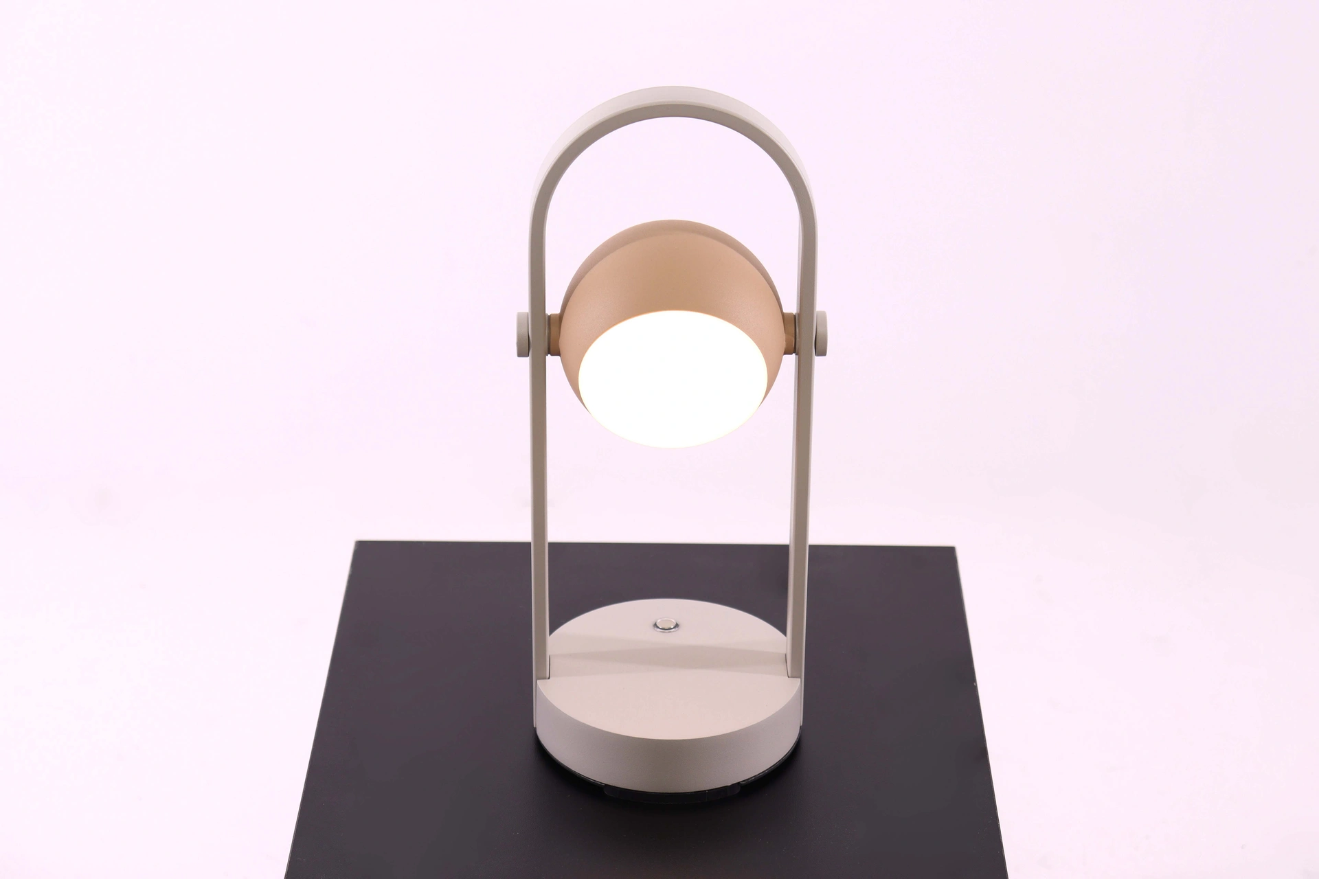 Musterring Cannon LED tafellamp op accu grijs-beige 34 cm – dimbaar 46726