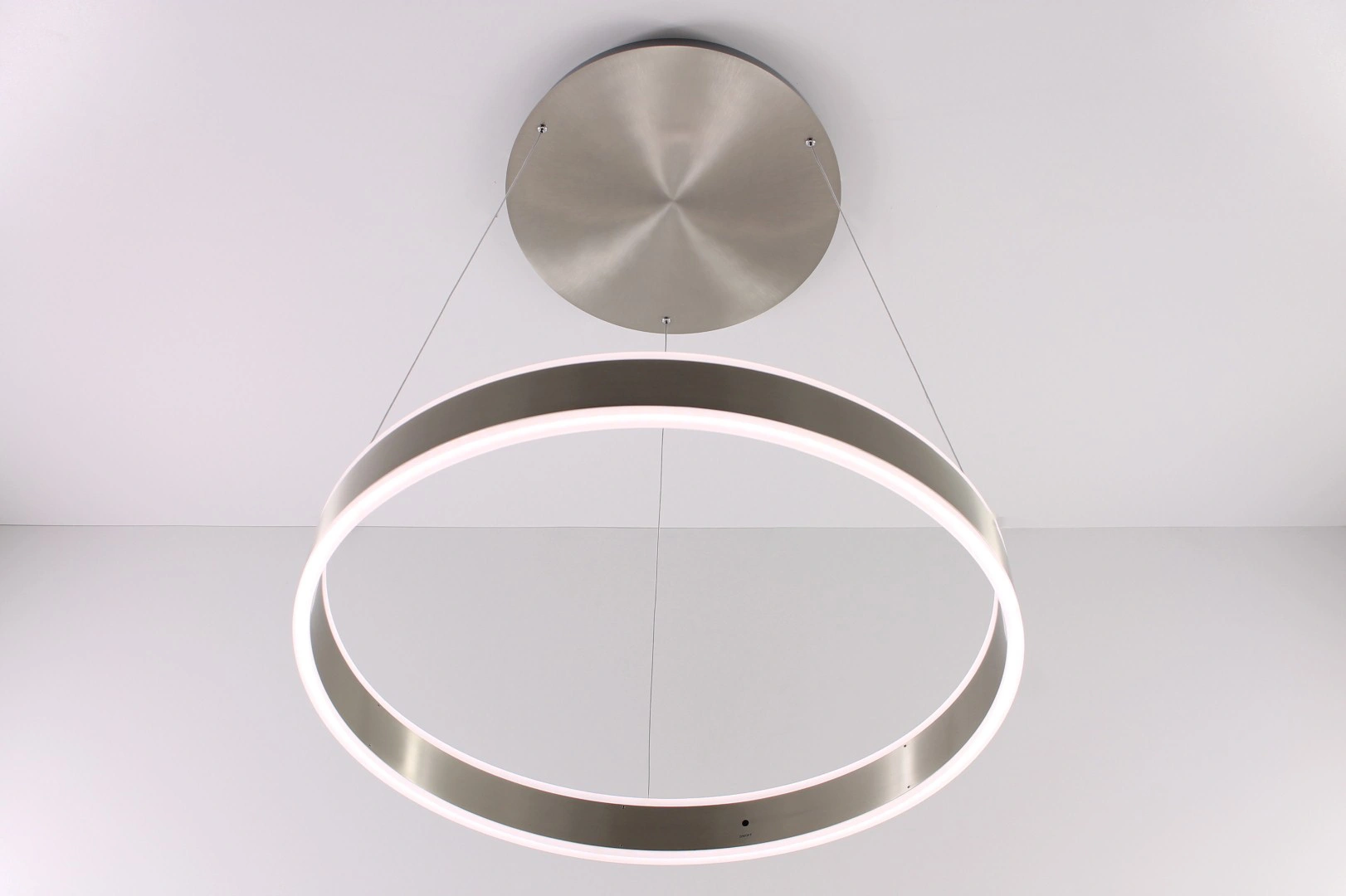 Hanglamp LED cirkel rvs 60cm 41531