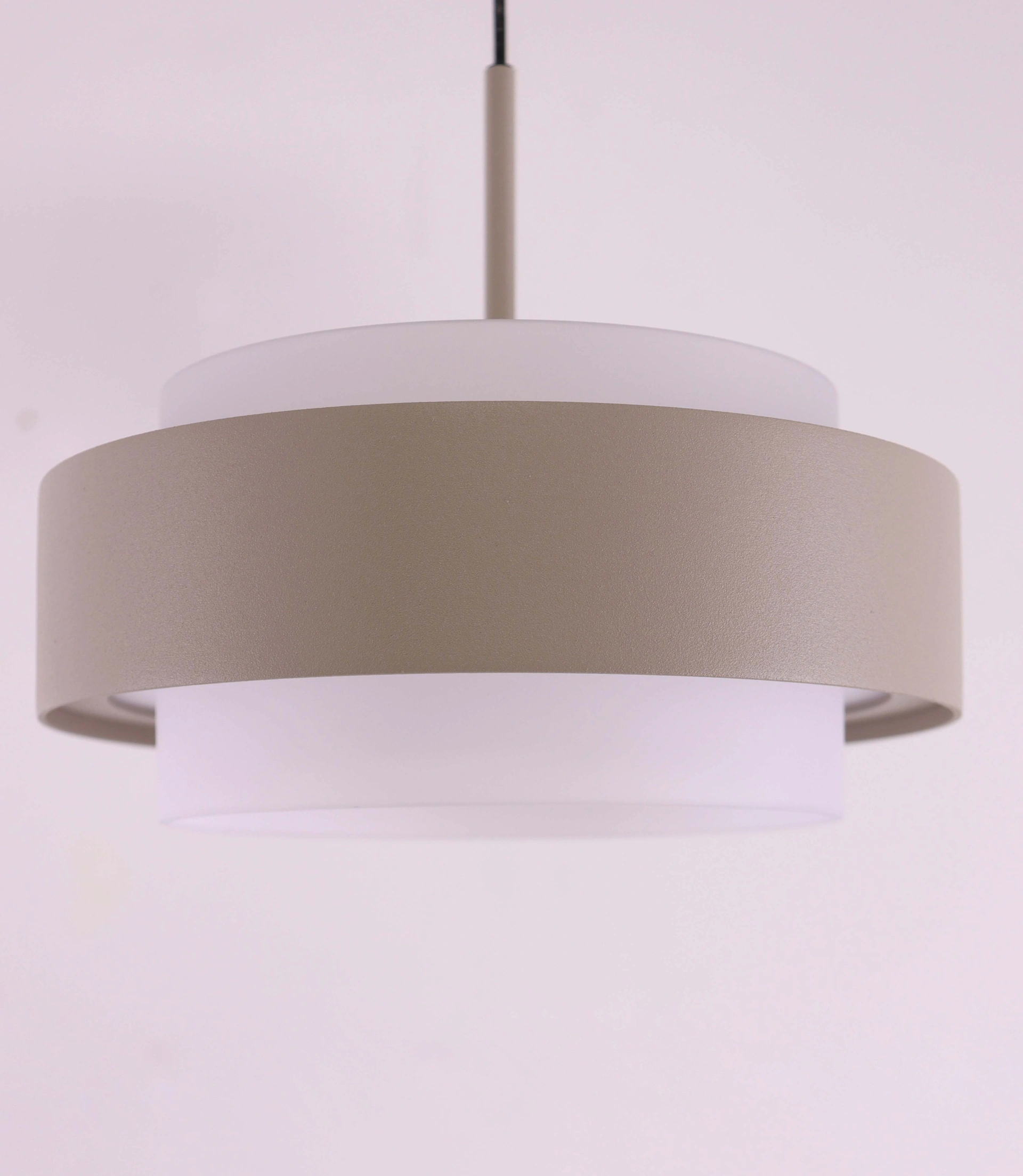 hanglamp rond 3lichts creme - Diameter 33cm - Comfortlift functie  46452