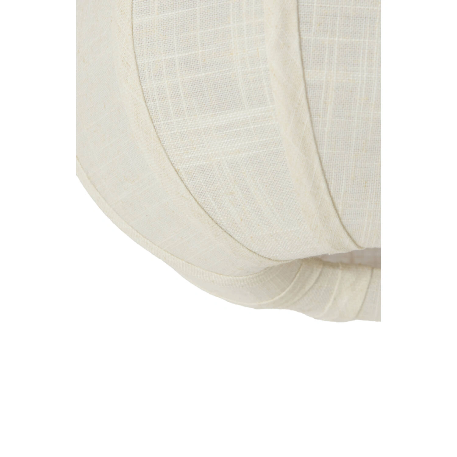 Plafondlamp Linnea natuurlijk linnen - crème wit Ø30 cm 46868