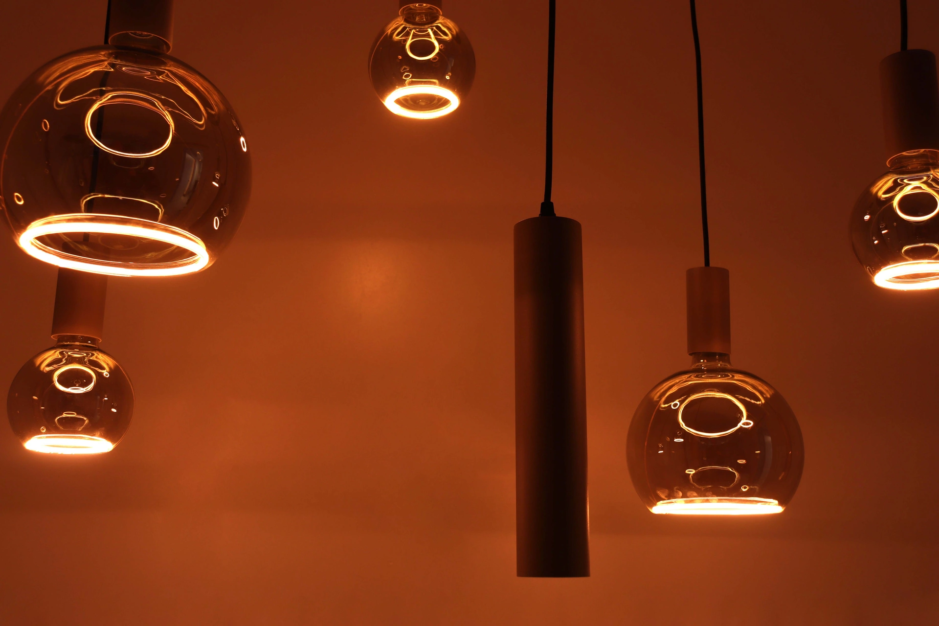 Hanglamp ovaal zand - segula lichtbronnen - 8lichts 140cm 50273