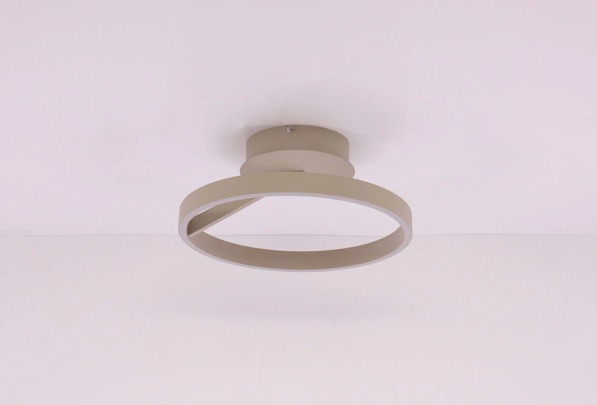 Plafondlamp zand/beige - Dia. 40cm - rond 3-standen 46572