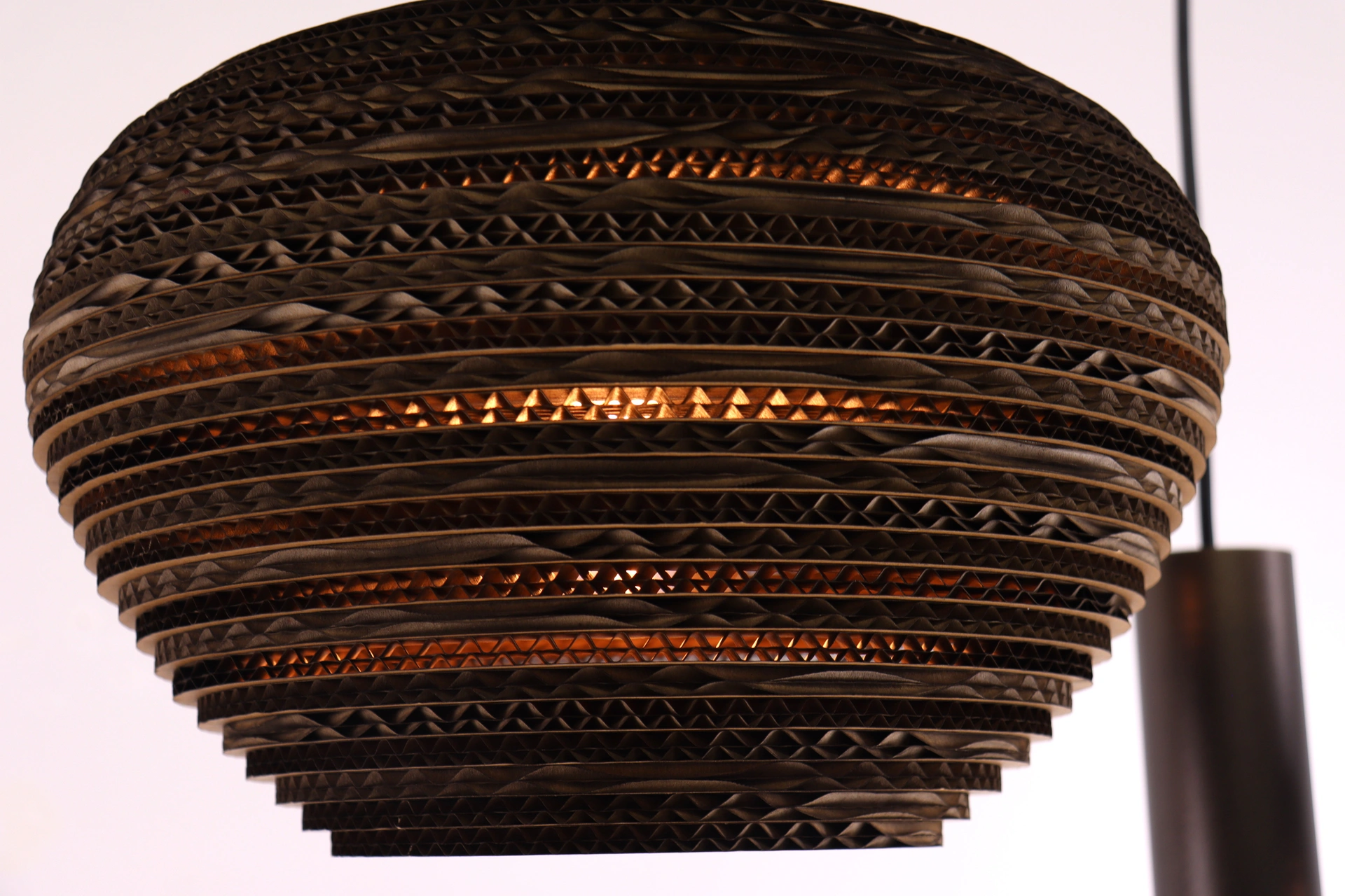 Hanglamp deens ovaal - Cacao - 6 lichts 140cm karton 50287