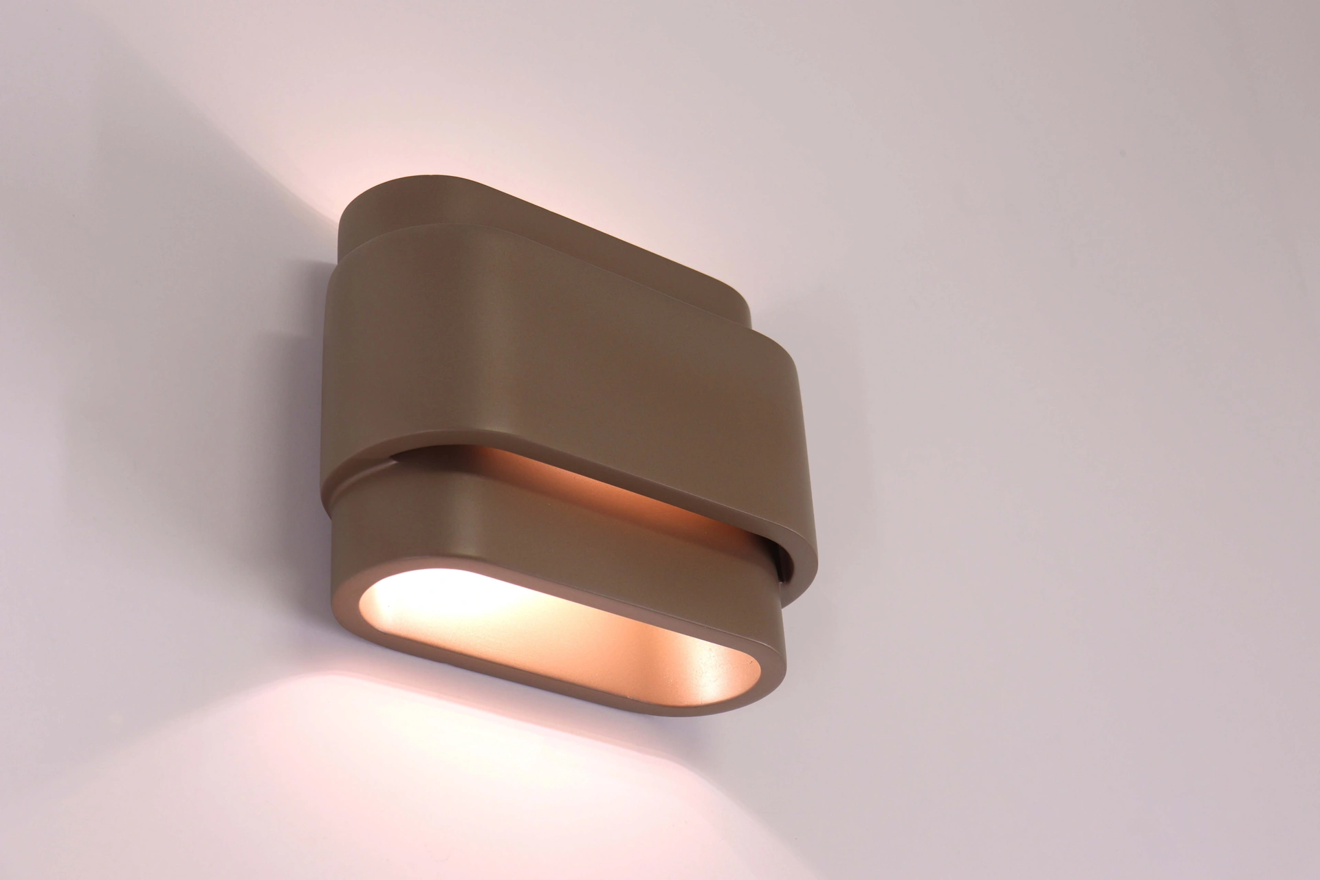 Wandlamp champagne gips up & down 20 cm – 2x G9 fitting Kopiëren 46802