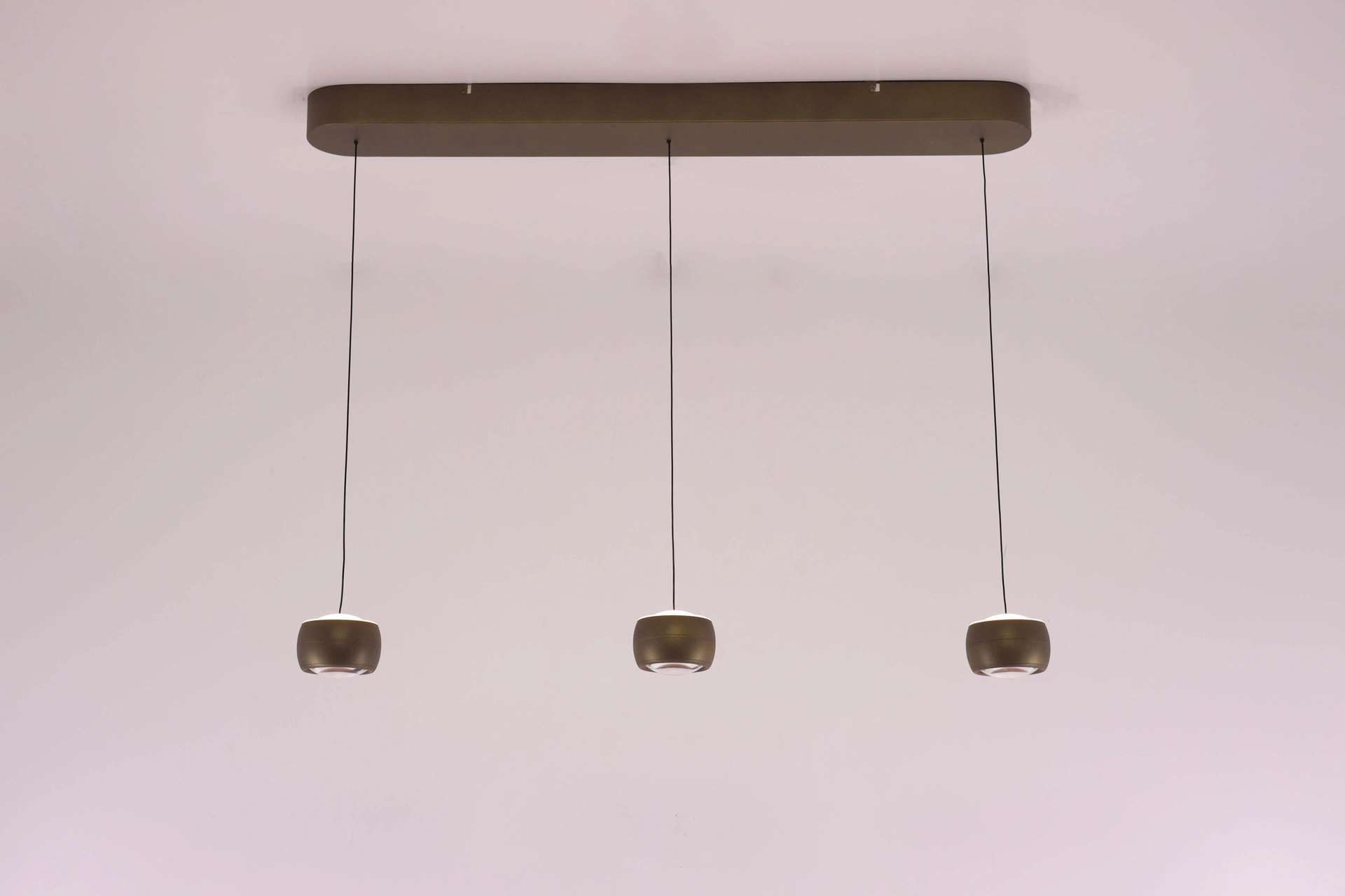 Hanglamp 3 lichts Lengte 120cm - brons goud - dim to warm 46569
