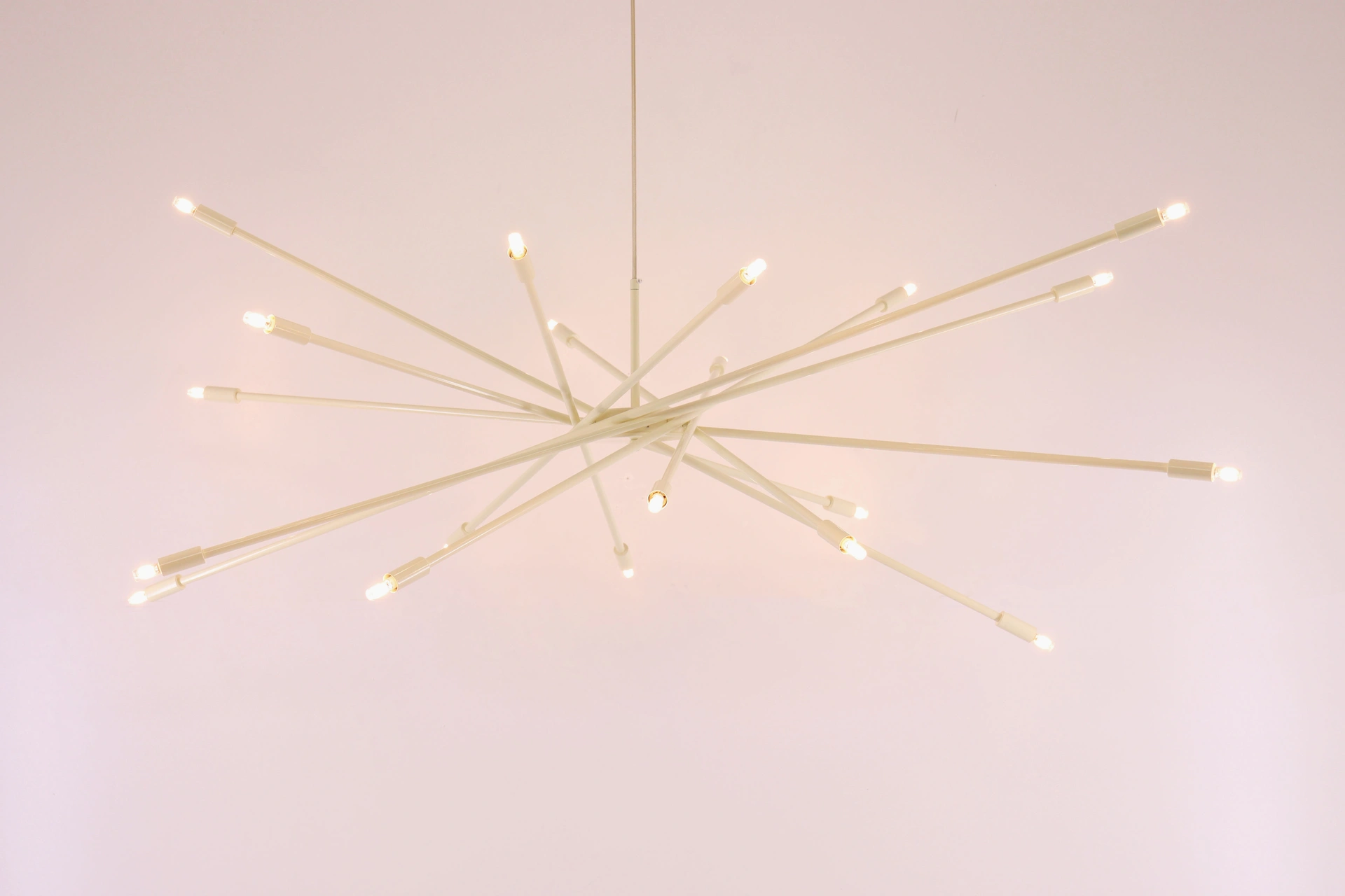 Mikado hanglamp vide lamp zand/beige 145 cm 20x G9 61189
