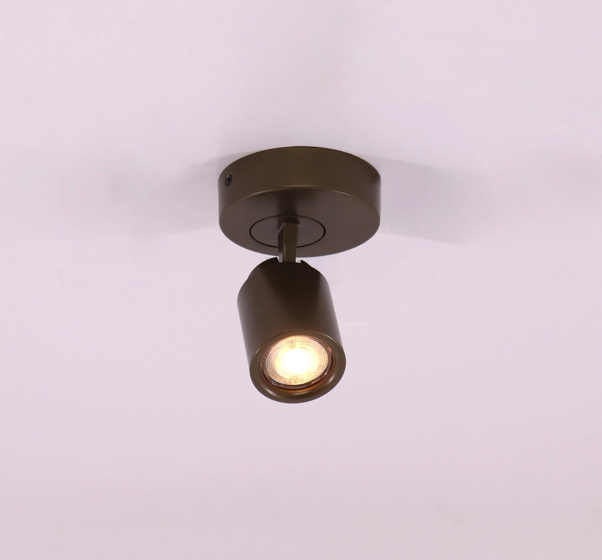Opbouwspot Razza 1-lichts brons rond – GU10  46912