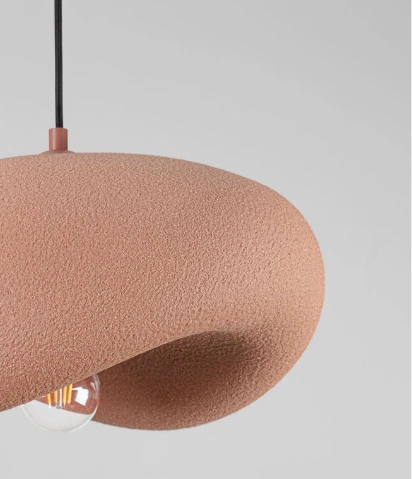 Organische hanglamp Stone Red 40 cm SW10524