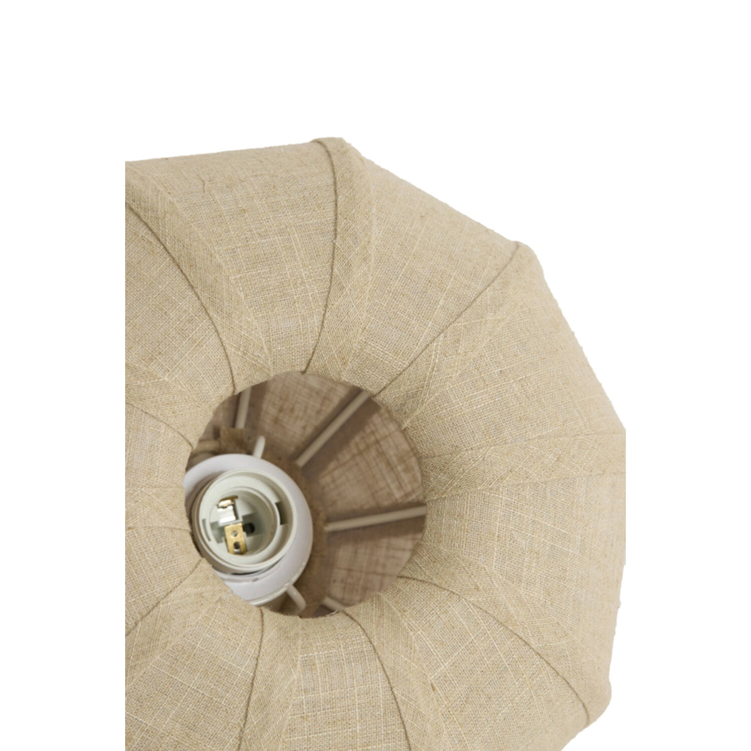 Plafondlamp Linnea natuurlijk linnen - naturel beige Ø30 cm 46867