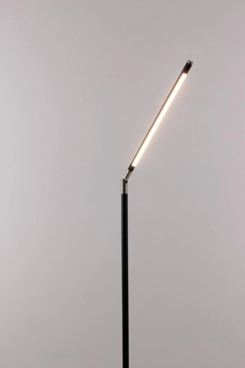 Staande Leeslamp Zwart | Pipe Design | LED Dimbaar 40332