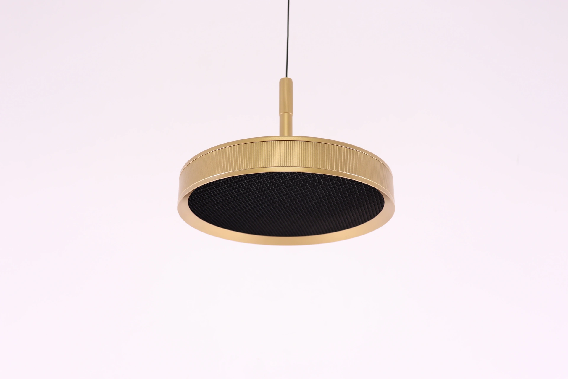 Hanglamp warm goud - 3 lichts - up down functie 53009