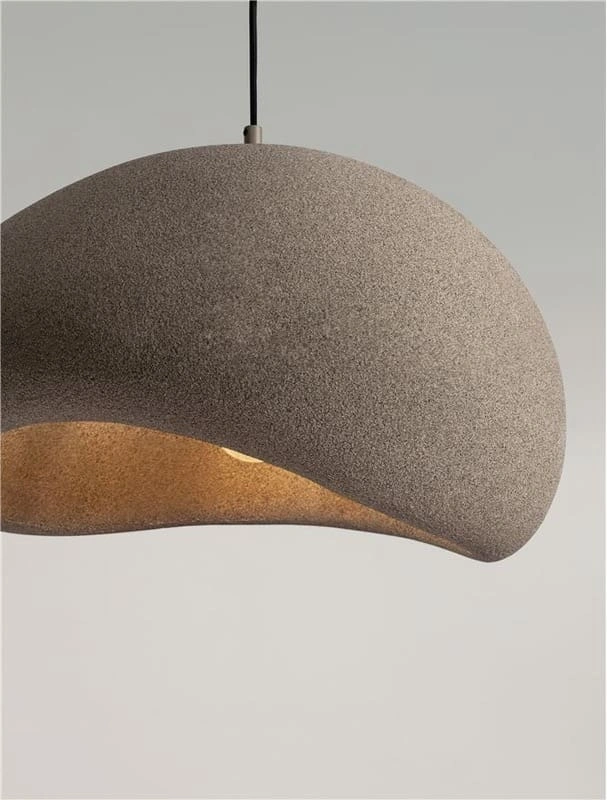 Hanglamp AERE Stone Brown Ø 50 cm - Organisch Design 46086