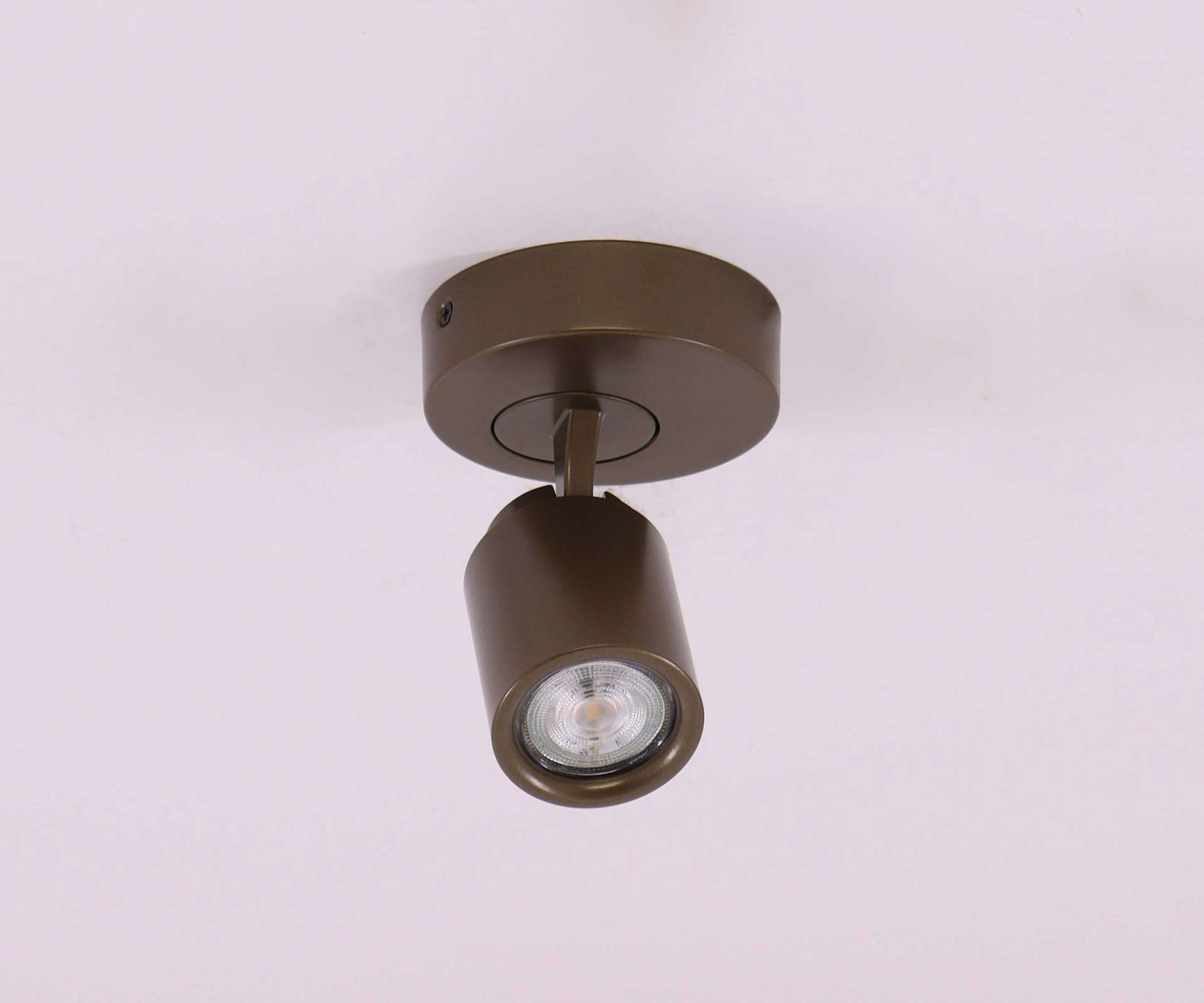 Opbouwspot Razza 1-lichts brons rond – GU10  46912