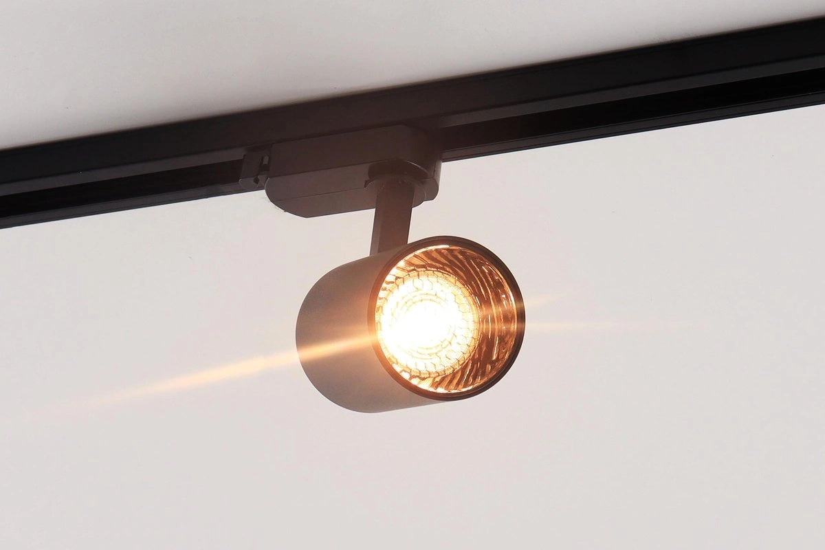 Railverlichting - complete set Maxi - 2 meter zwart met 4 spots railsysteem SW01551B