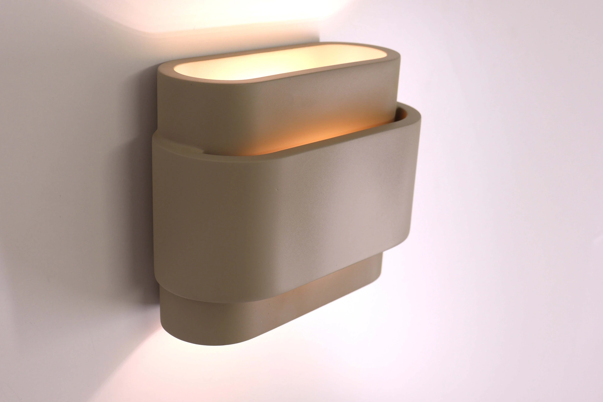 Wandlamp Zand gips up & down 20 cm – 2x G9 fitting 46803