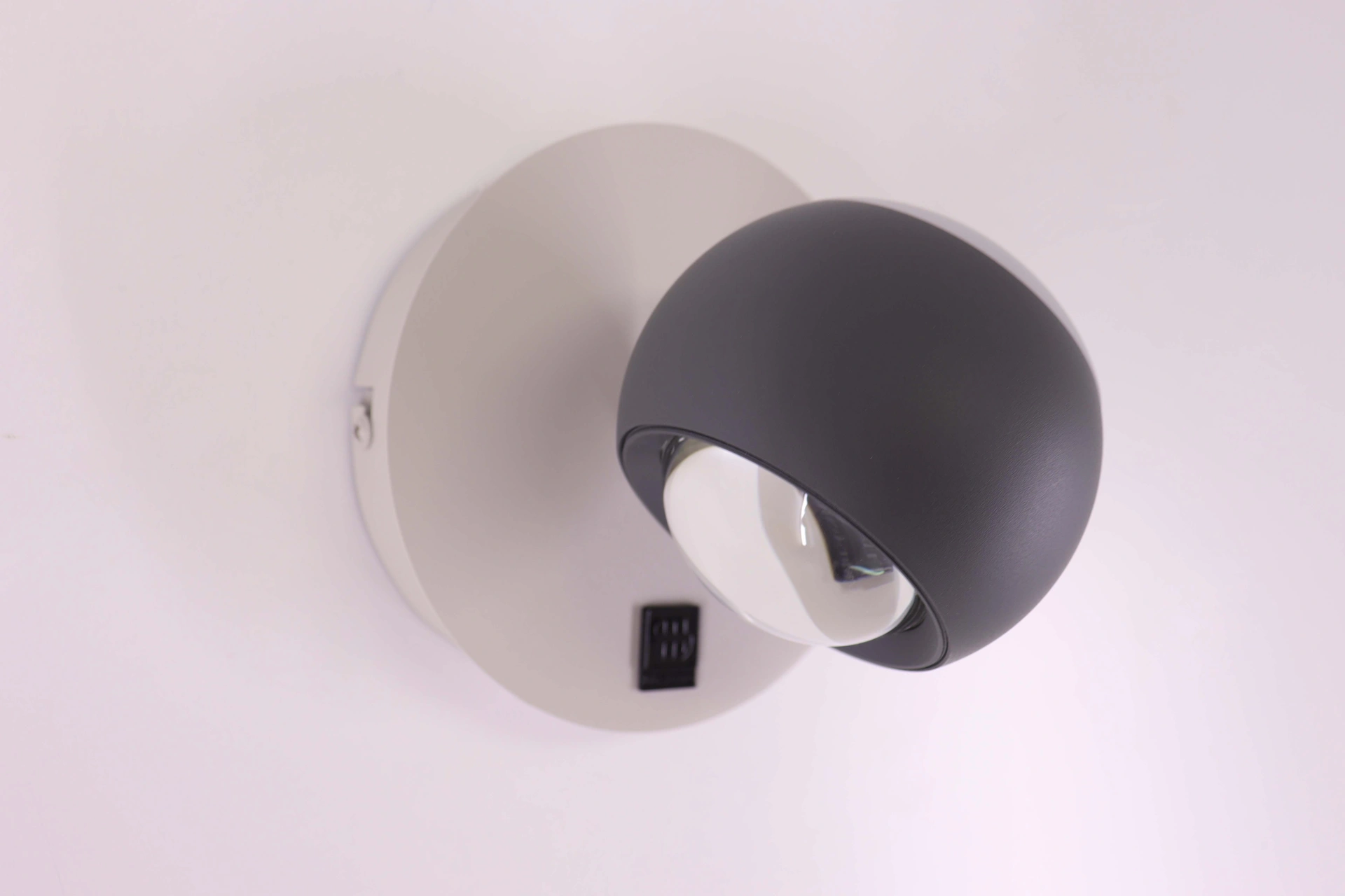 Musterring Cannon LED wandlamp antraciet/warm grey – dimbaar 46733