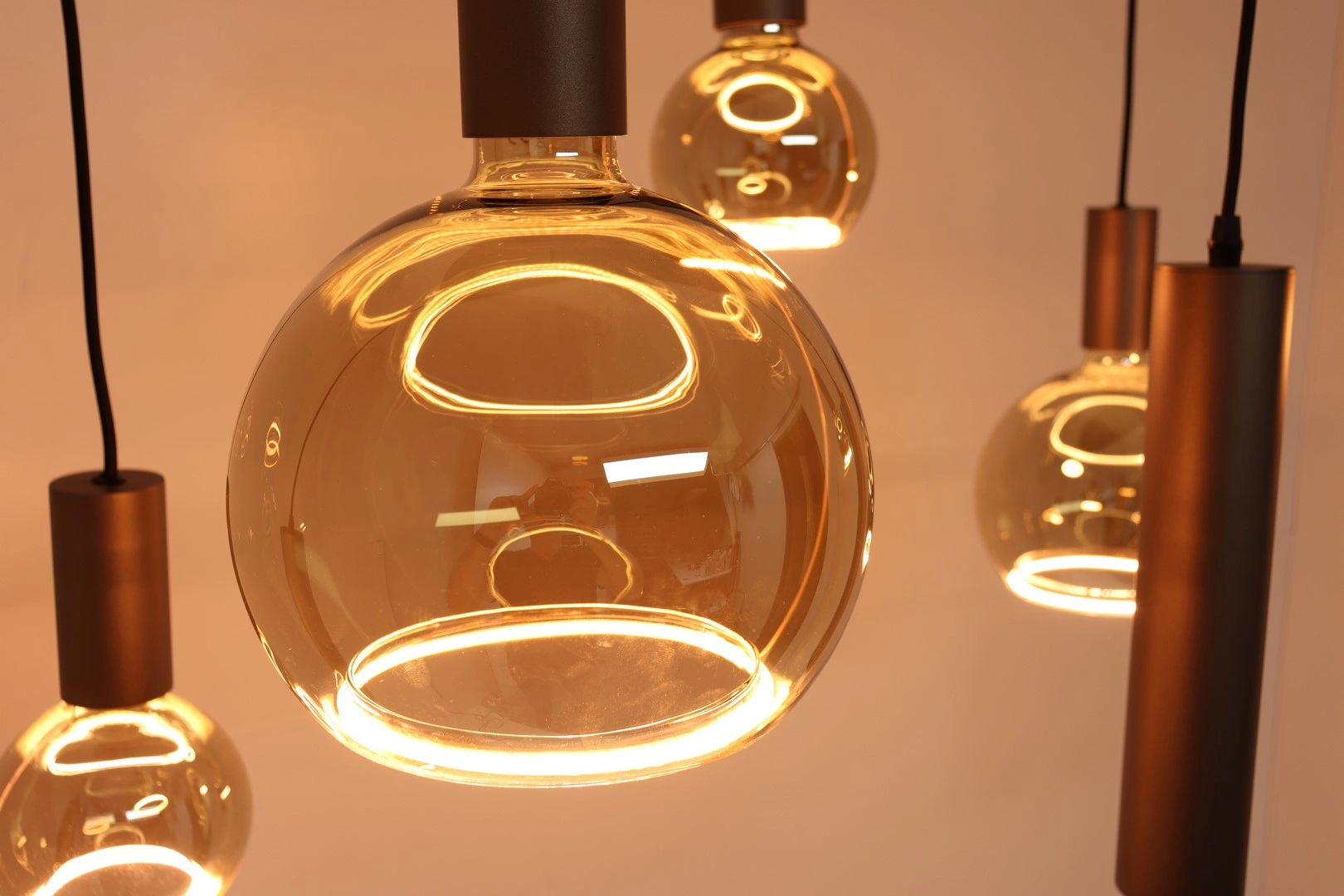 Hanglamp Cacao 8-lichts 140 cm incl. Segula Floating LED en excl. GU10 spots 50275