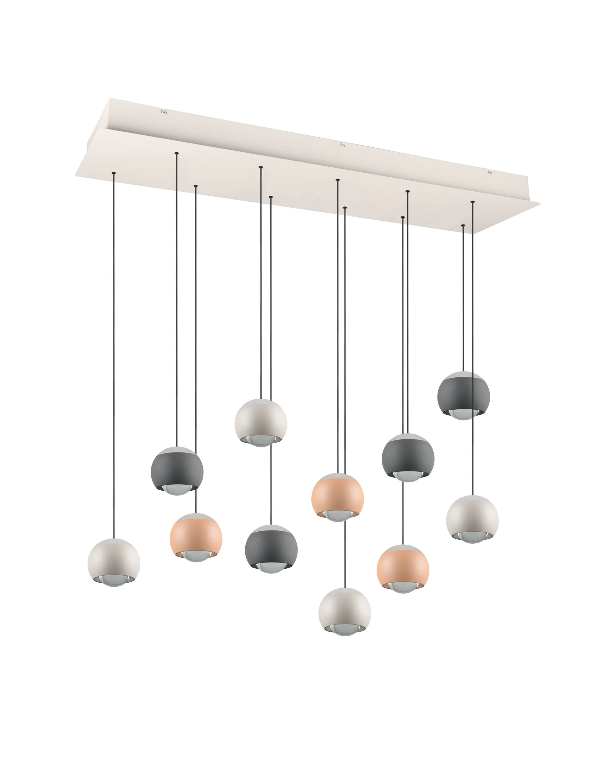 Musterring Cannon LED hanglamp 11-lichts multicolor – dimbaar 46725