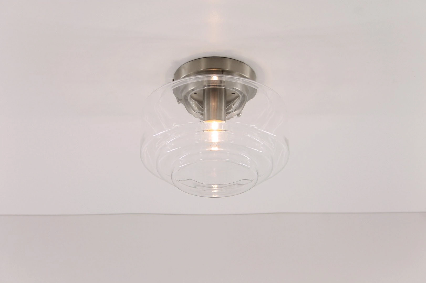 Art Deco plafondlamp Cambridge | wit | staal | 30 cm Art Deco plafondlamp Cambridge | wit | staal | 30 cm