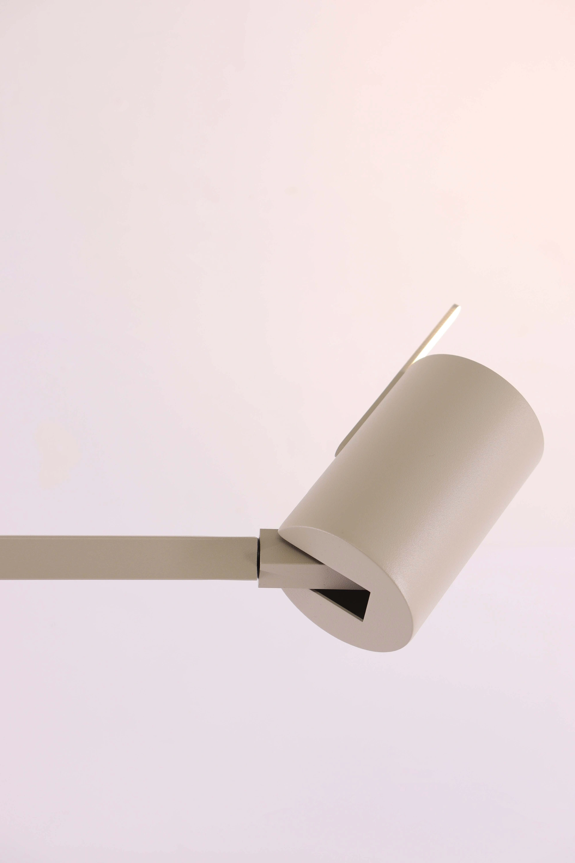 Vloerlamp Taupe strak gu10 hoogte 130cm 45842