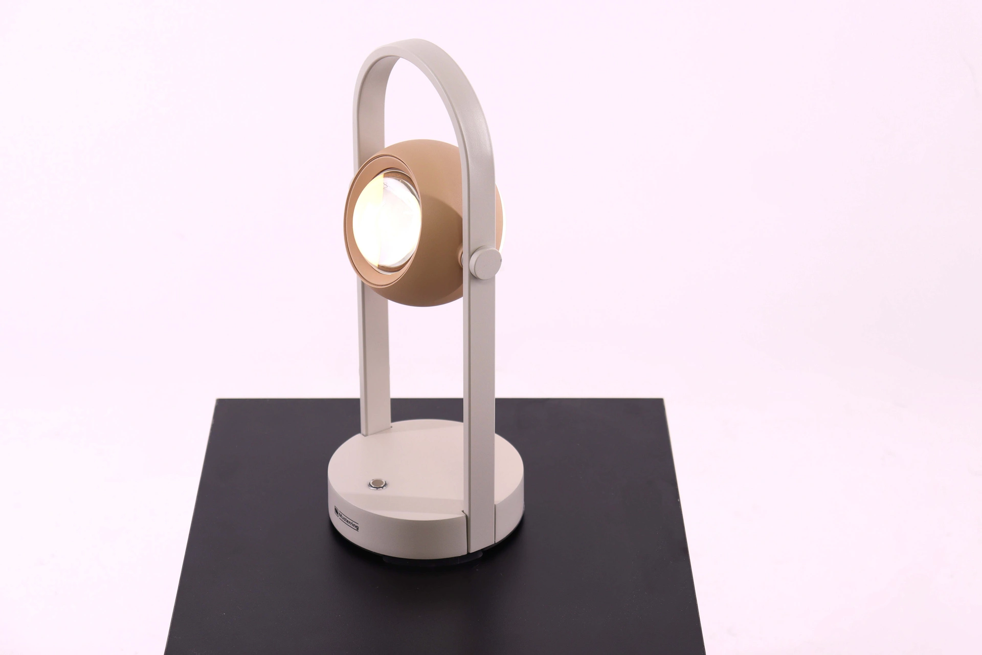 Musterring Cannon LED tafellamp op accu grijs-beige 34 cm – dimbaar 46726