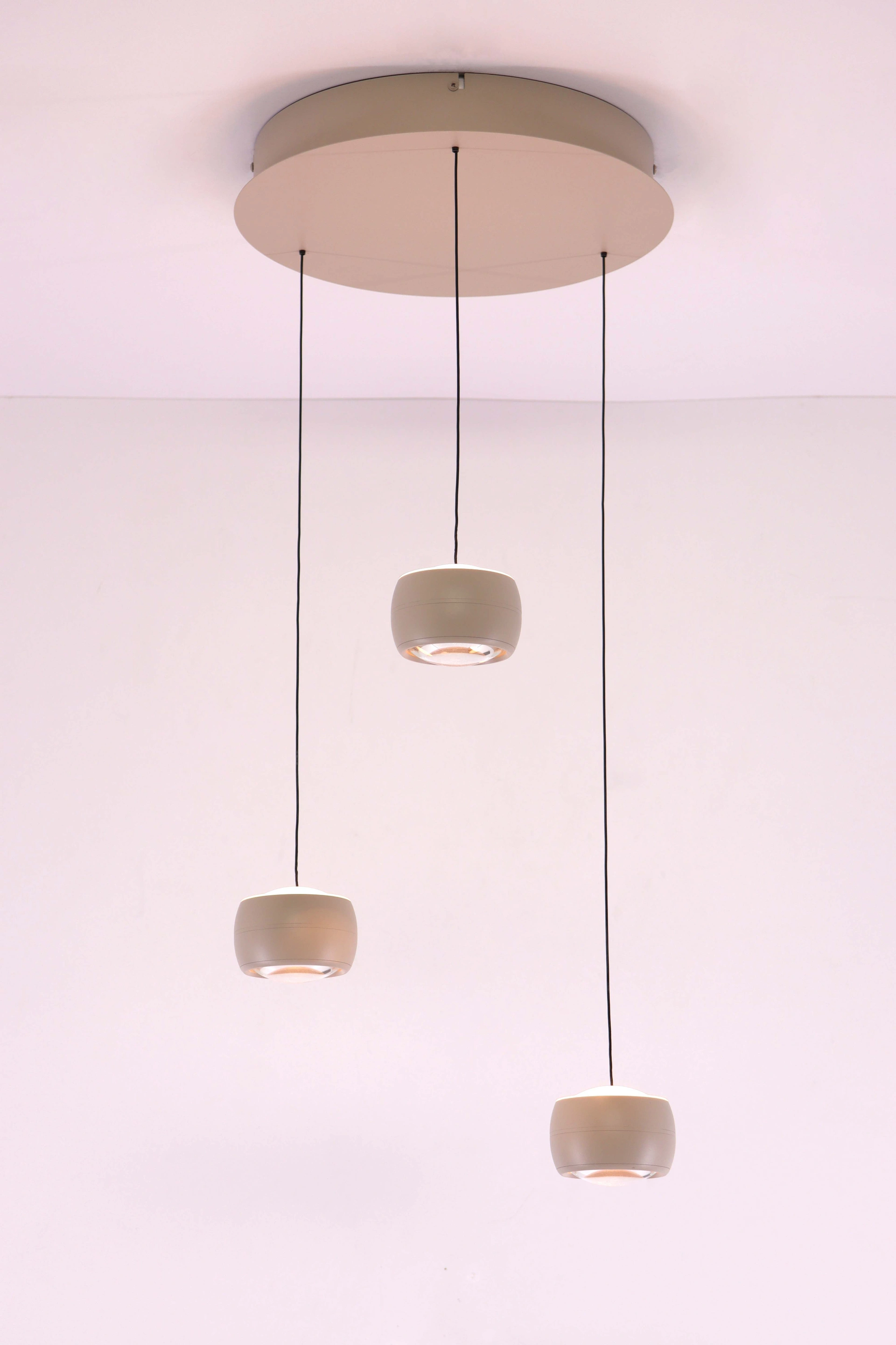 Hanglamp 3 lichts dia 35cm - creme - dim to warm    46567