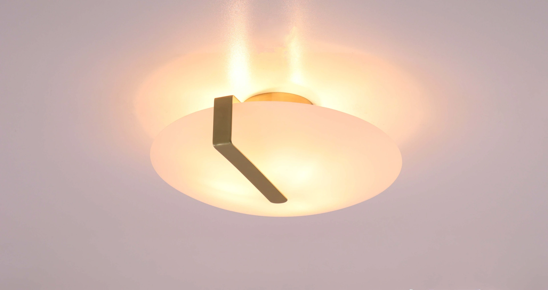 Plafondlamp goud - Opaal glas - 3xE27 Diameter 41cm 46523