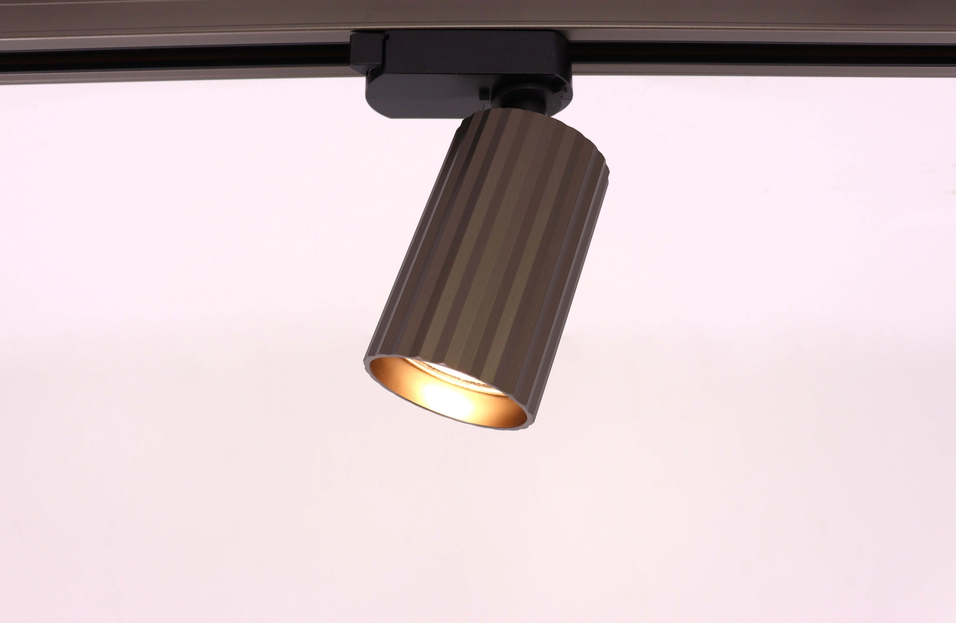 Railverlichting brons complete set - 2 meter met 4 spots BASIC  50282