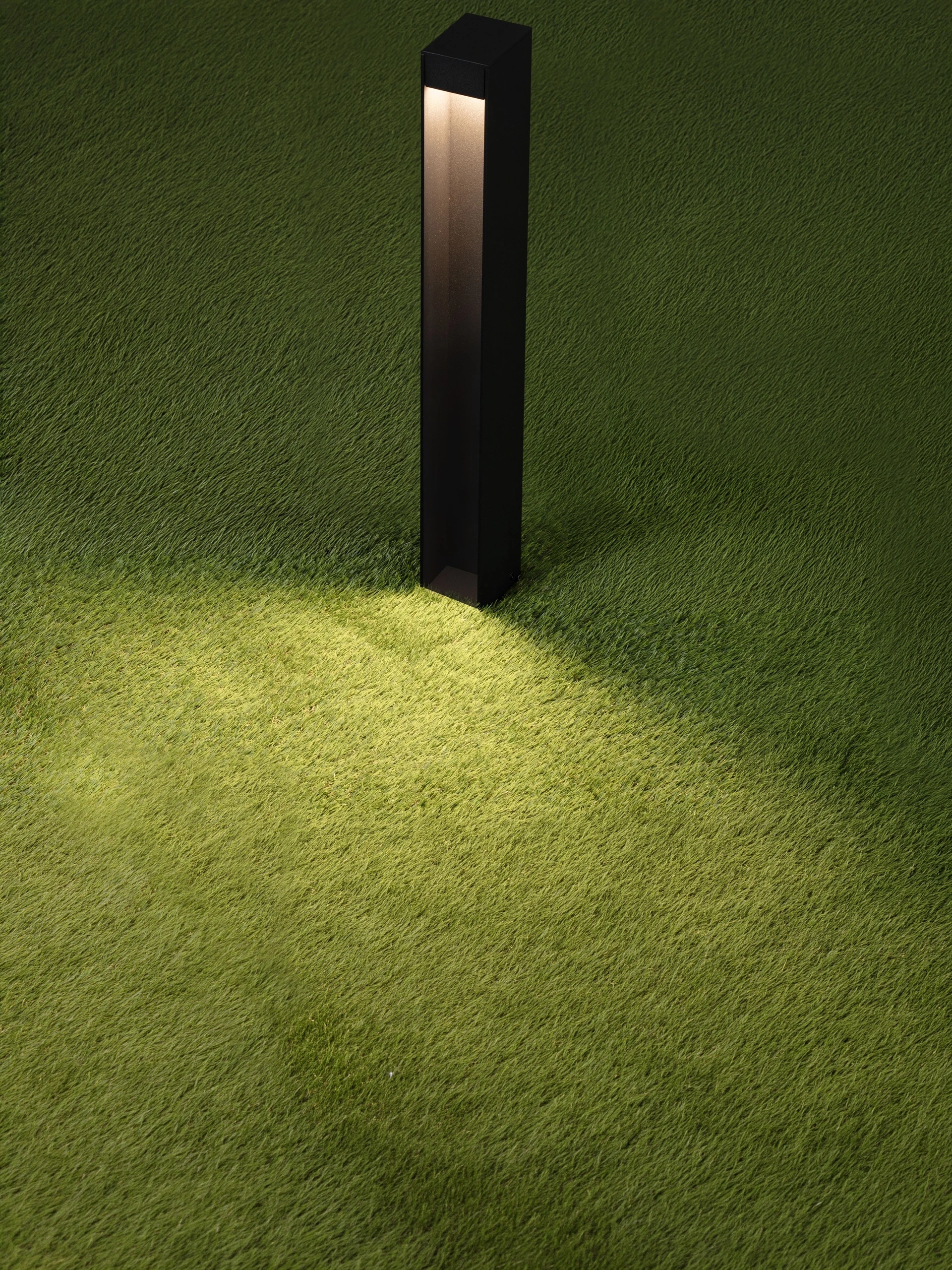 LED Tuinlamp Lunaro - zwart – 60 cm – Instelbare lichtkleur SW10565
