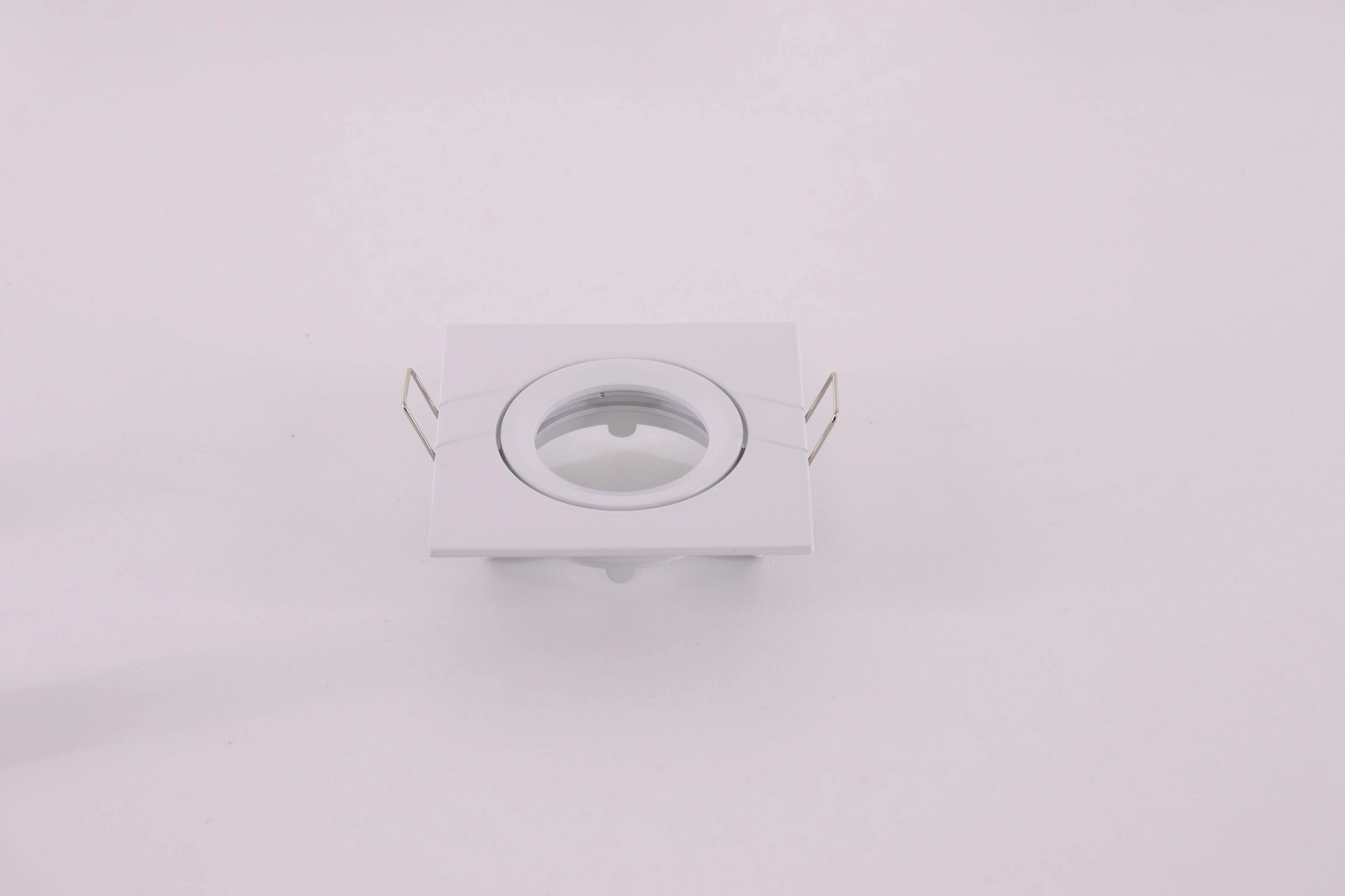 Wit vierkant inbouwspot - Zaagmaat 7,4cm - Kantelbaar 46667
