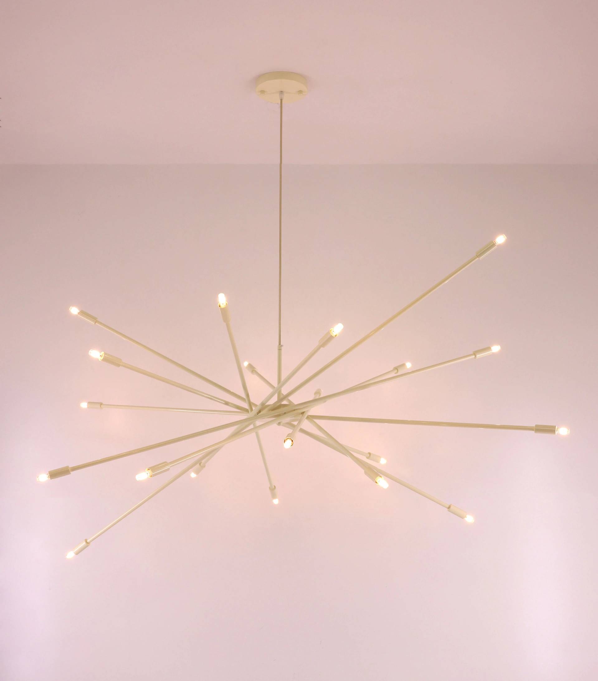 Mikado hanglamp vide lamp zand/beige 145 cm 20x G9 61189