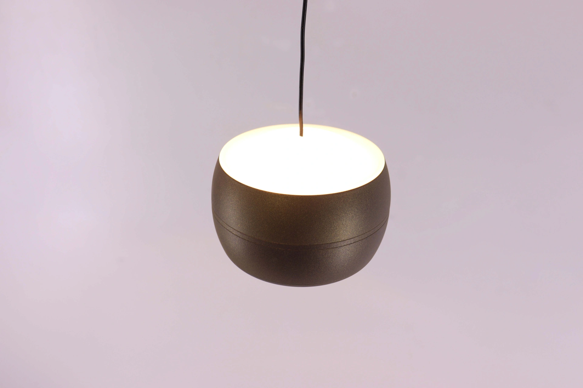 Hanglamp 3 lichts dia 35cm - brons goud - dim to warm   46568
