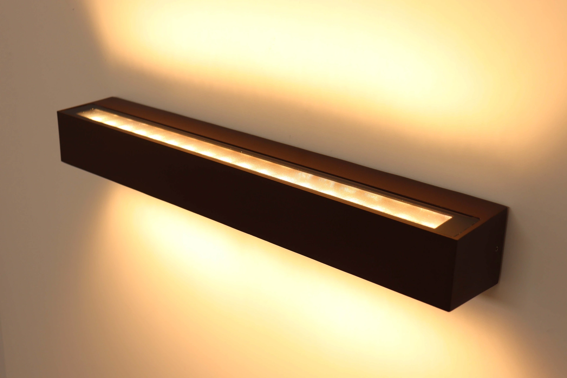 Wandlamp strak dip-switch - roest bruin - 50cm IP65 46679